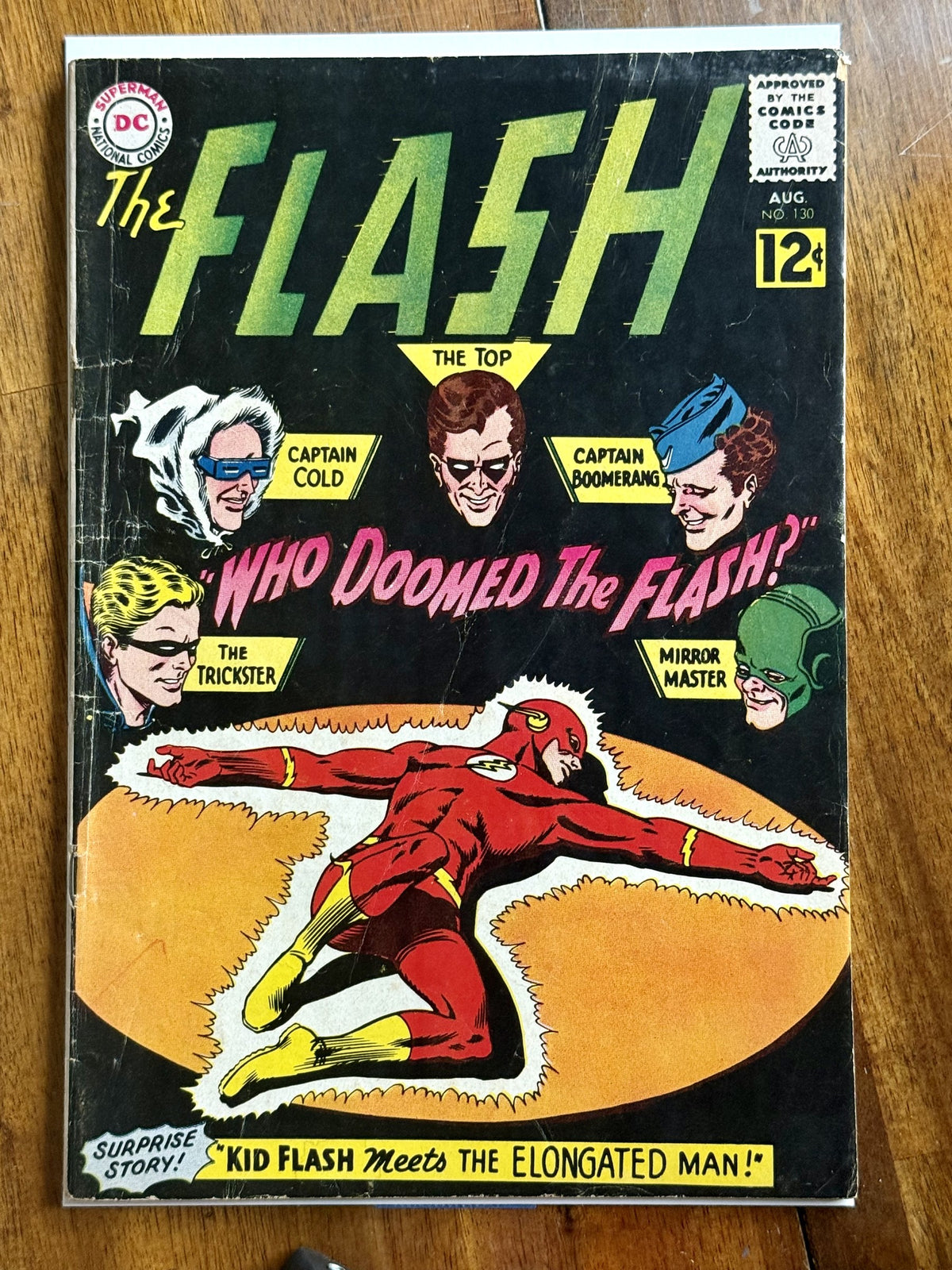 The Flash #130 – DC Comics (1962) 4.5 VG+