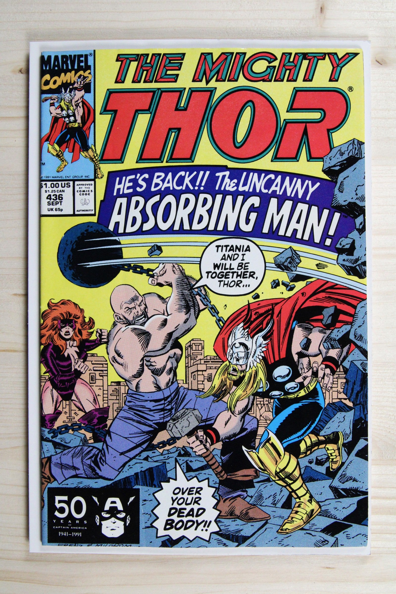 The Mighty Thor #436 – Marvel (1991) 9.0 VF/NM