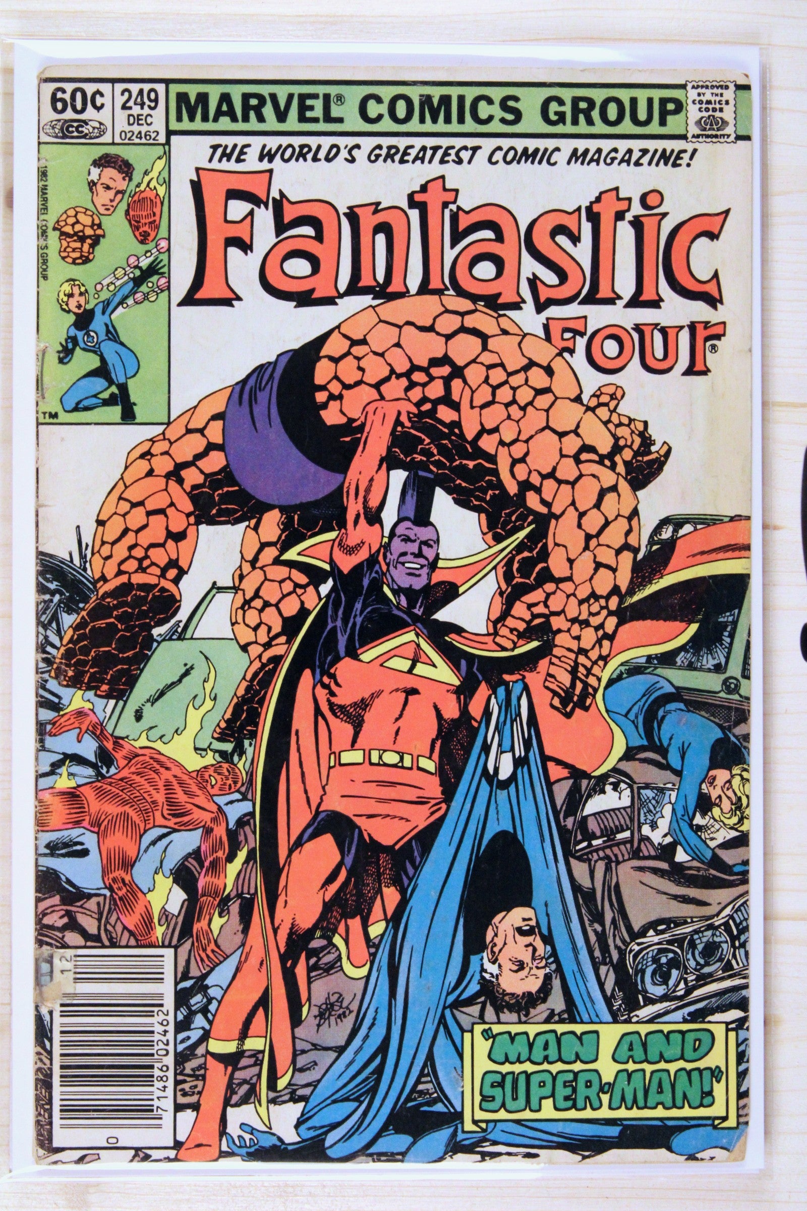 Fantastic Four #249 – Marvel (1982) 6.5 FN+ John Byrne story | Newsstand Edition