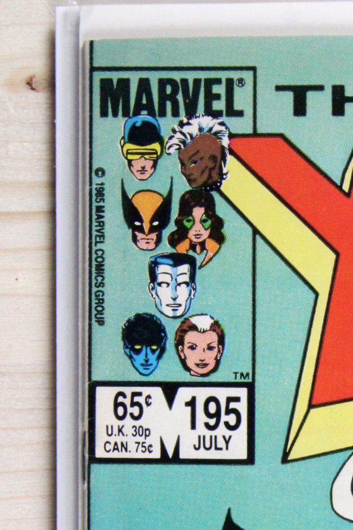 The Uncanny X-Men #195 – Marvel (1985) 8.0 VF Chris Claremont story