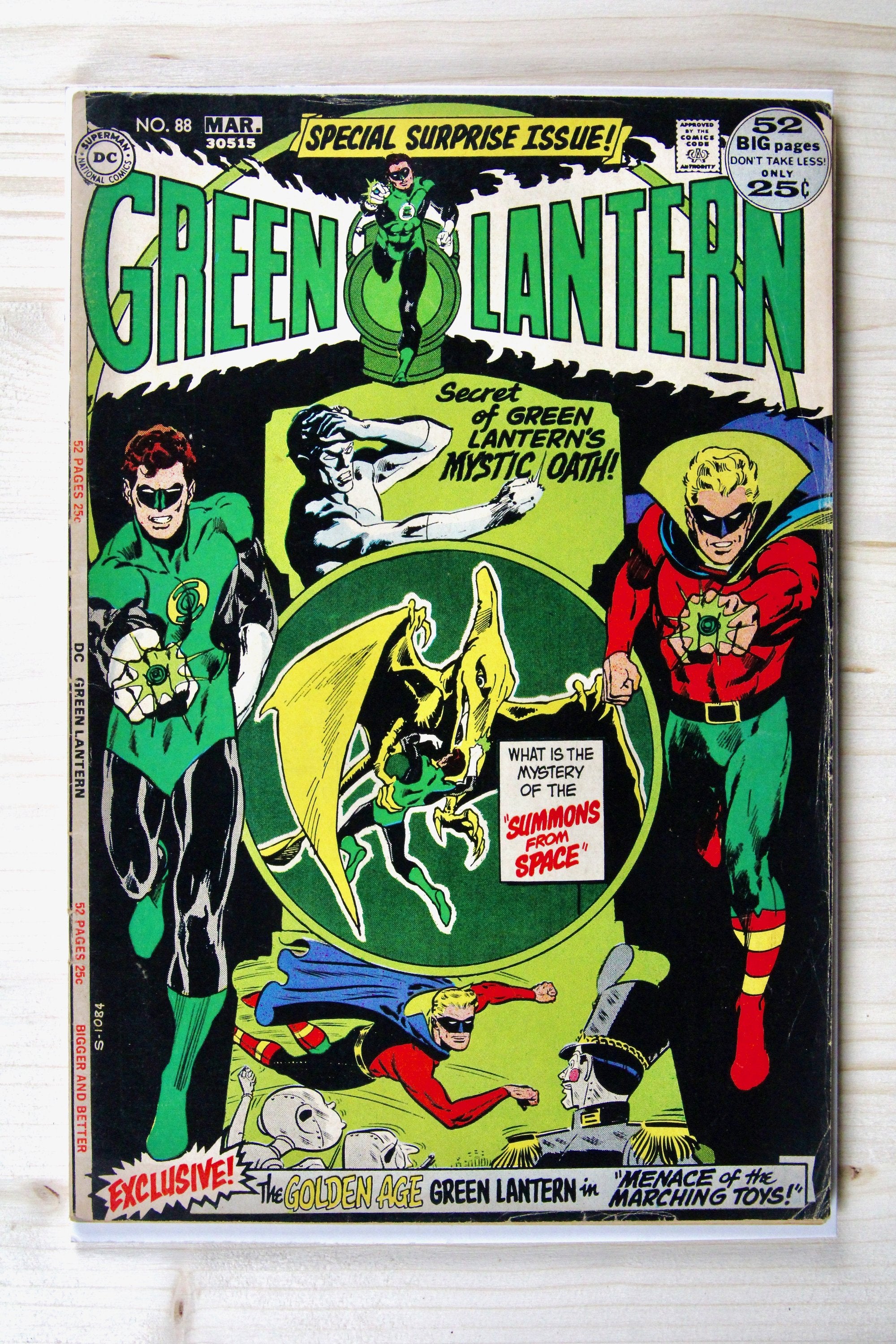 Green Lantern #88 – DC (1972) 5.5 FN- Neal Adams cover