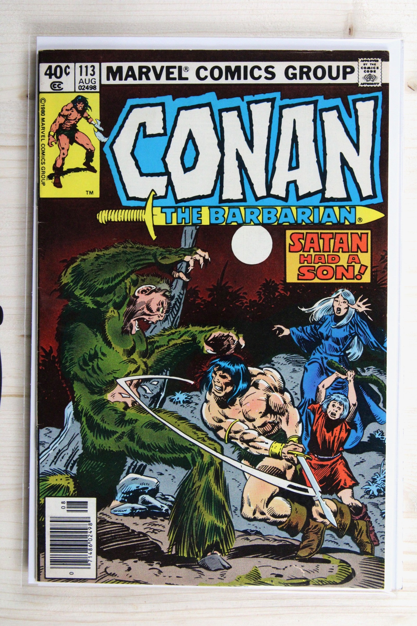 Conan the Barbarian #113 – Marvel (1980) 8.0 VF Newsstand Edition