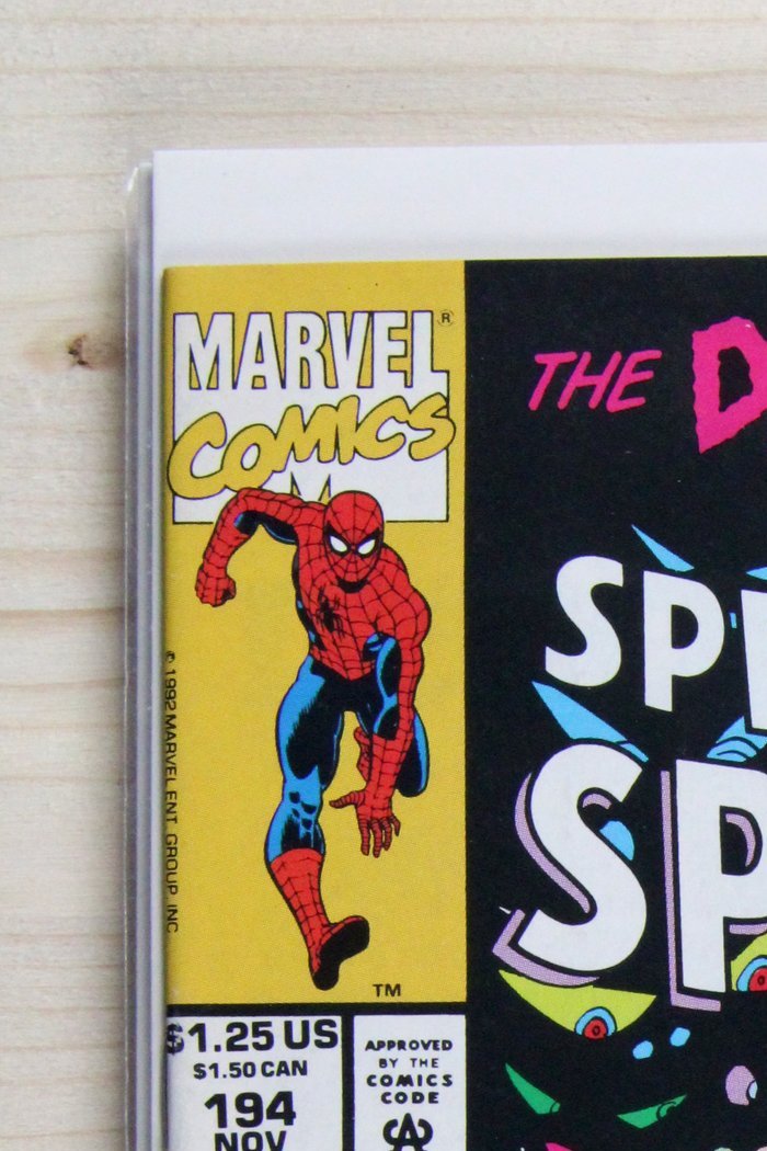 The Spectacular Spider-Man #194 – Marvel (1992) 9.2 NM- The Death of Vermin