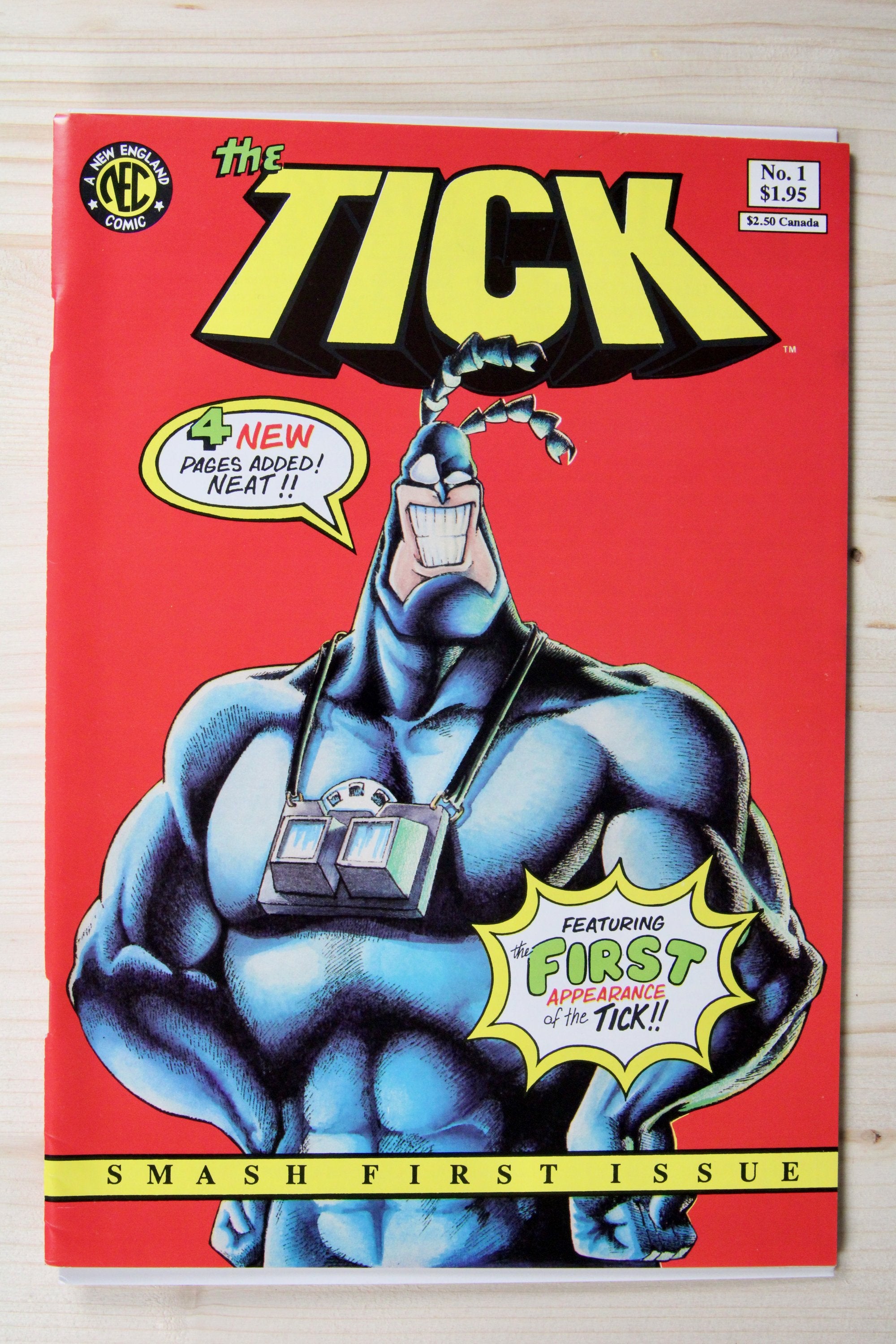 The Tick #1 – New England (1988) 7.5 VF- Second Print