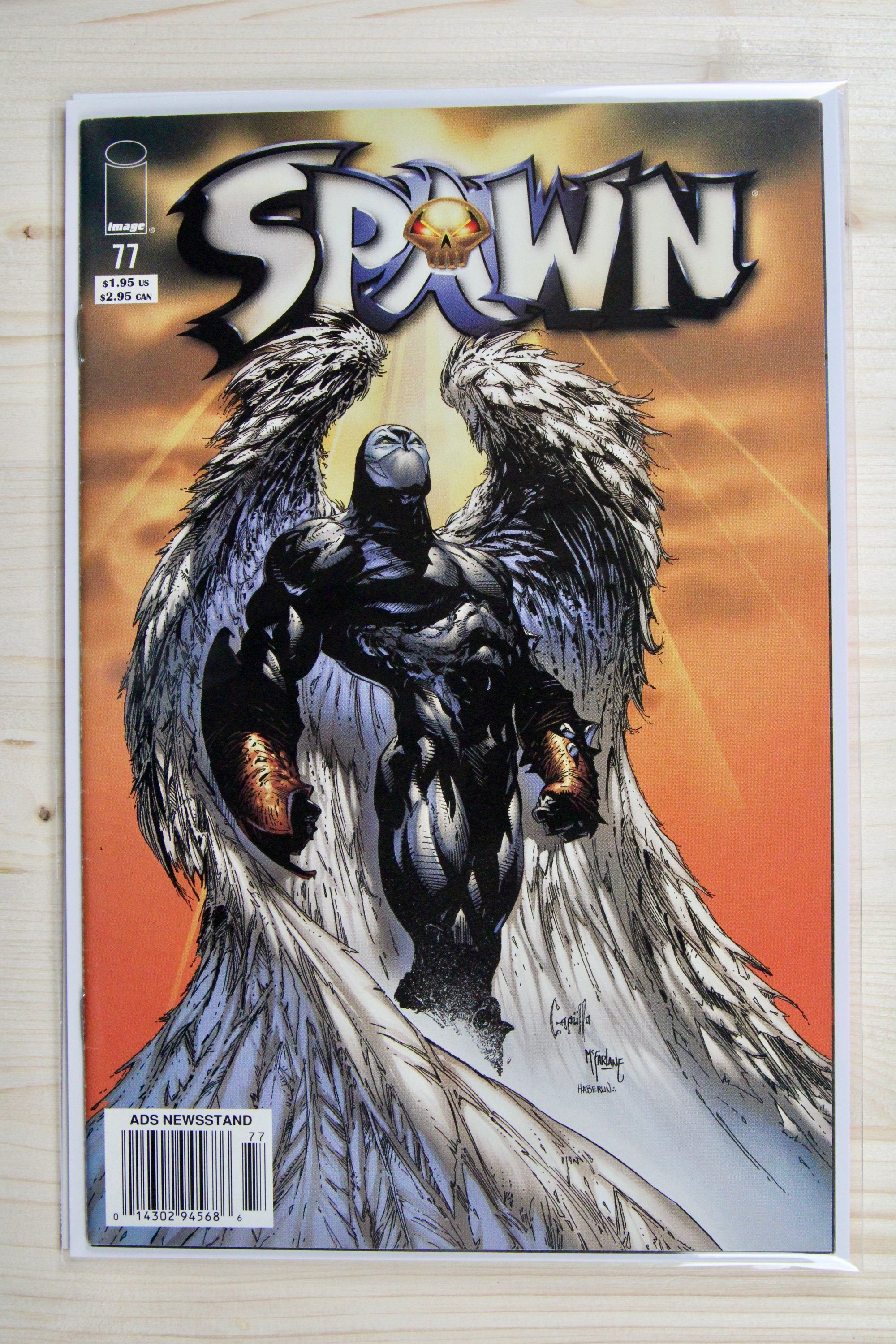 Spawn #77 – Image (1998) 9.4 NM Greg Capullo cover | Todd McFarlane story | Newsstand