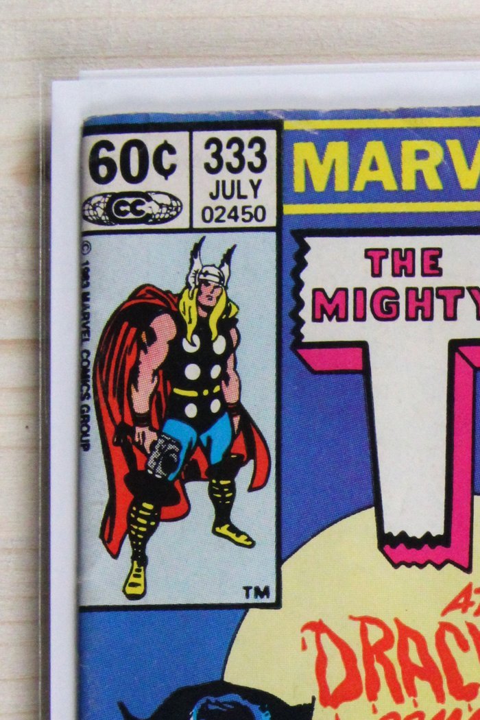 Thor #333 – Marvel (1983) 8.5 VF+ Newsstand