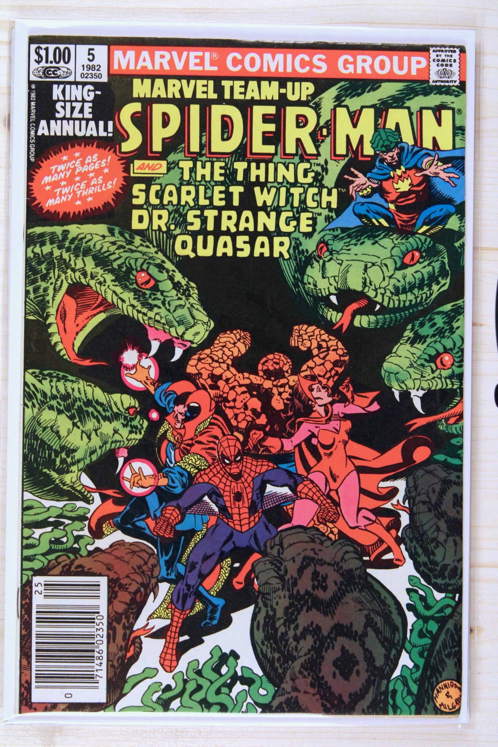 Marvel Team-Up Annual #5 – Marvel (1982) 7.0 FN/VF King-Size Annual