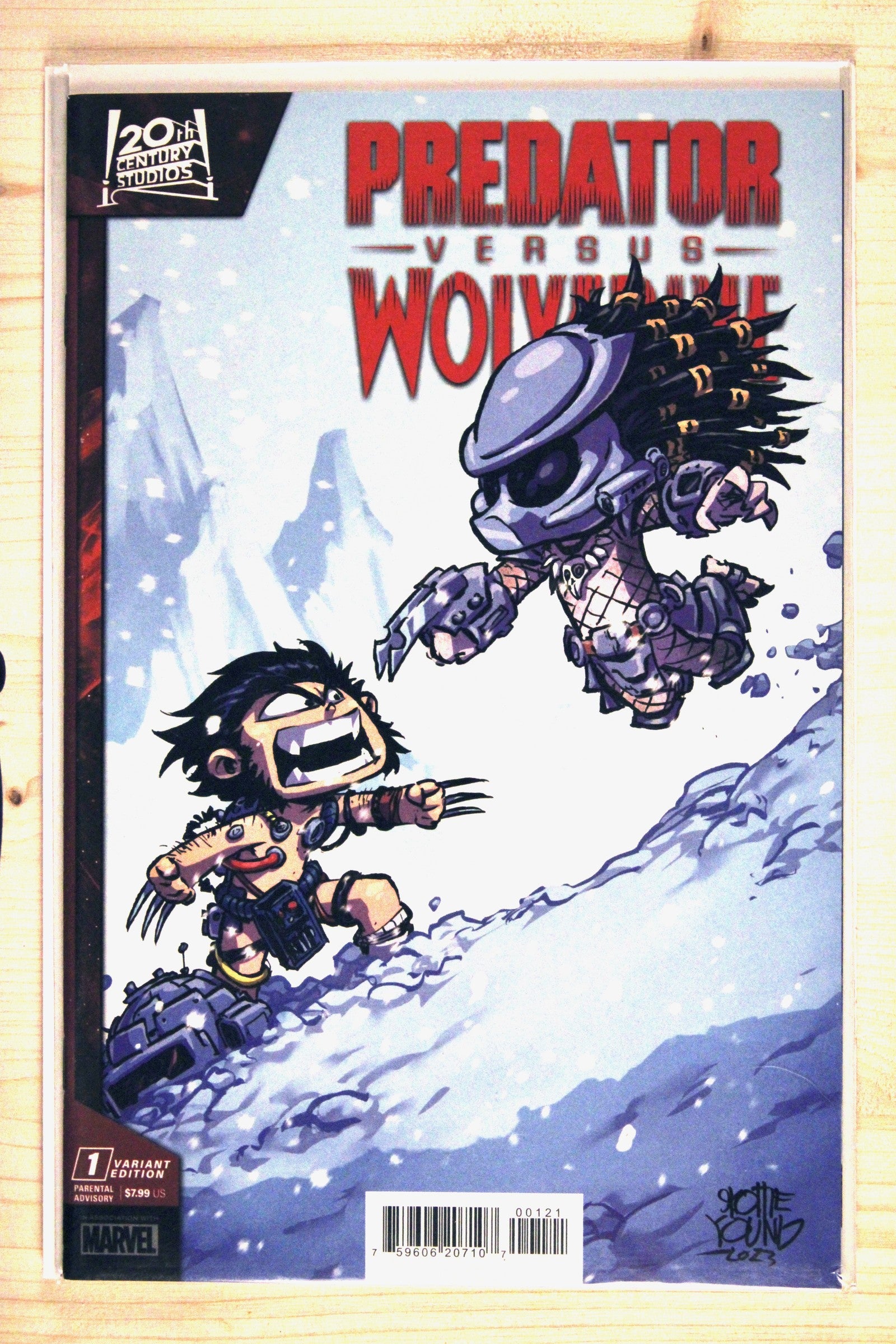 Predator Vs Wolverine #1 – Marvel (2023) 9.6 NM+ Skottie Young Baby Variant