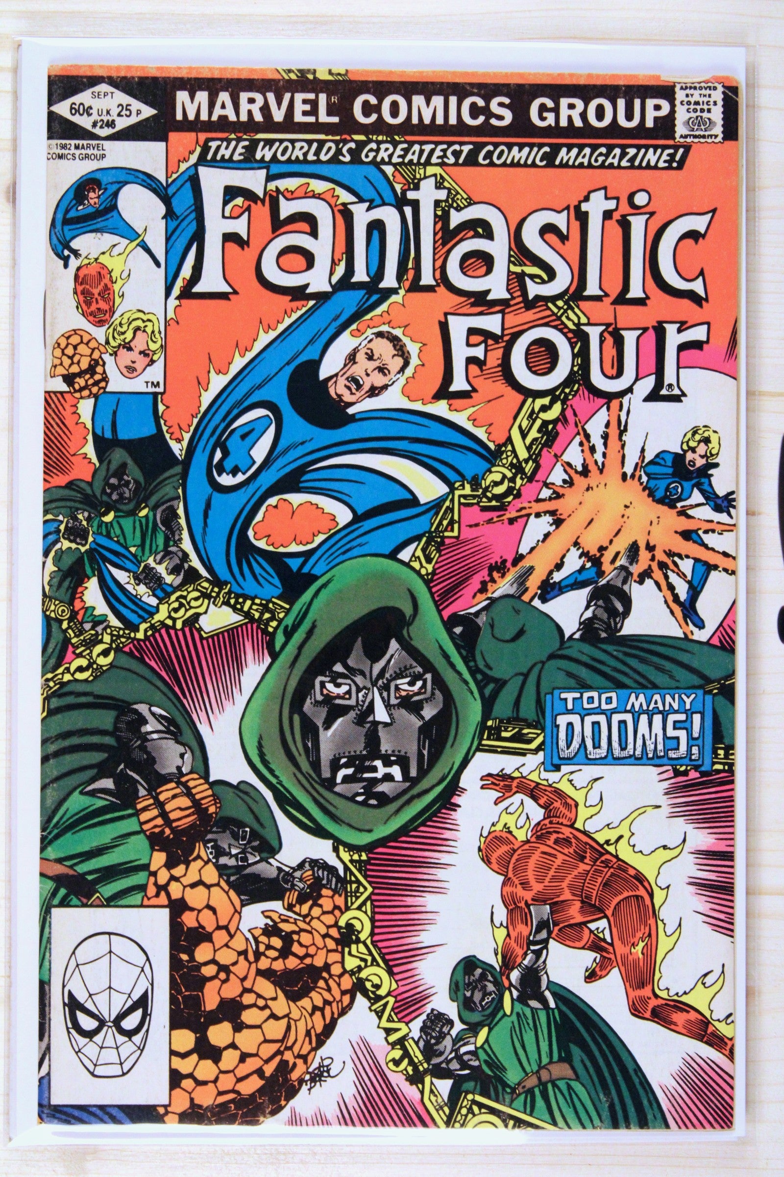 Fantastic Four #246 – Marvel (1982) 7.5 VF- John Byrne story