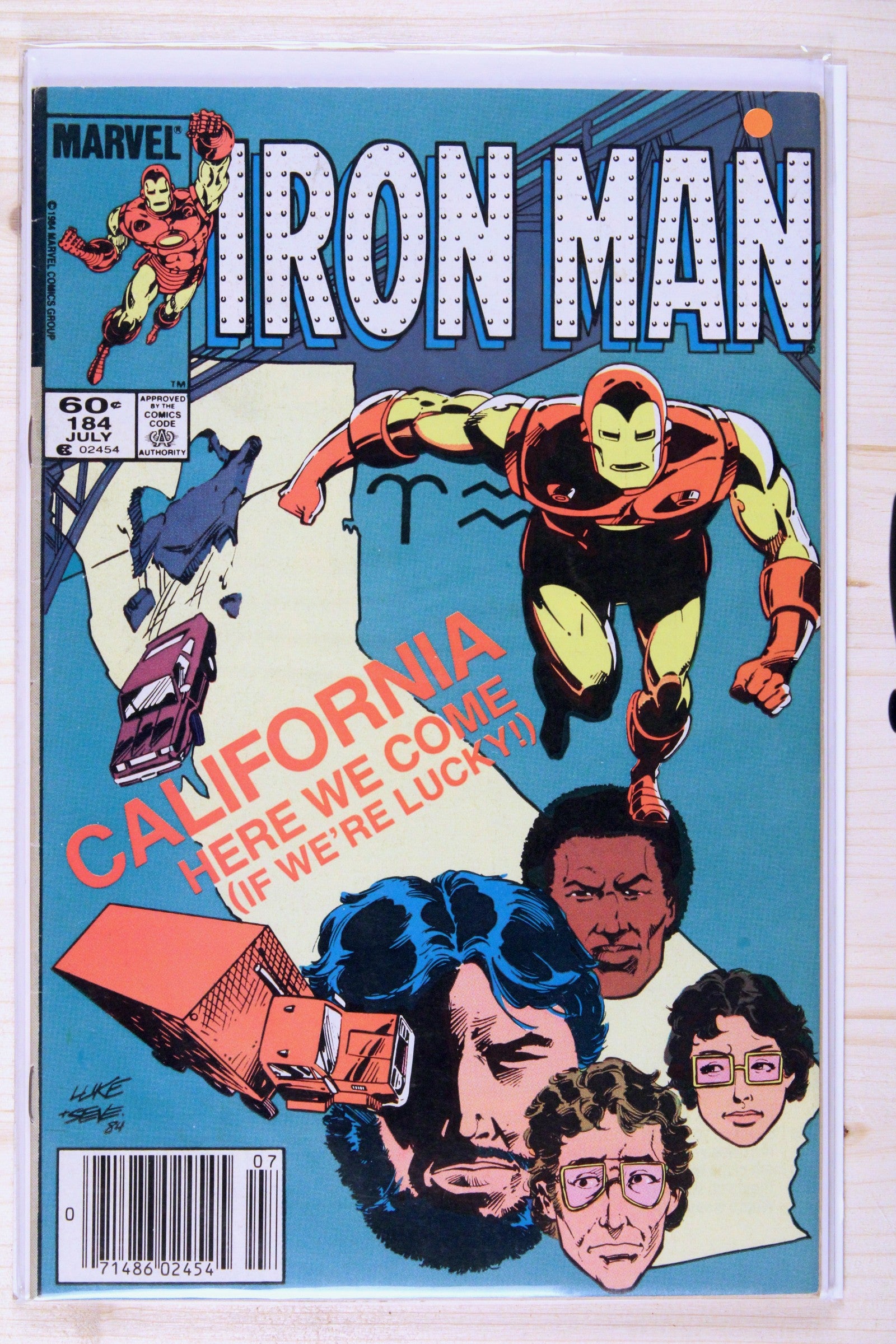 Iron Man #184 – Marvel (1984) 7.5 VF- Newsstand Edition