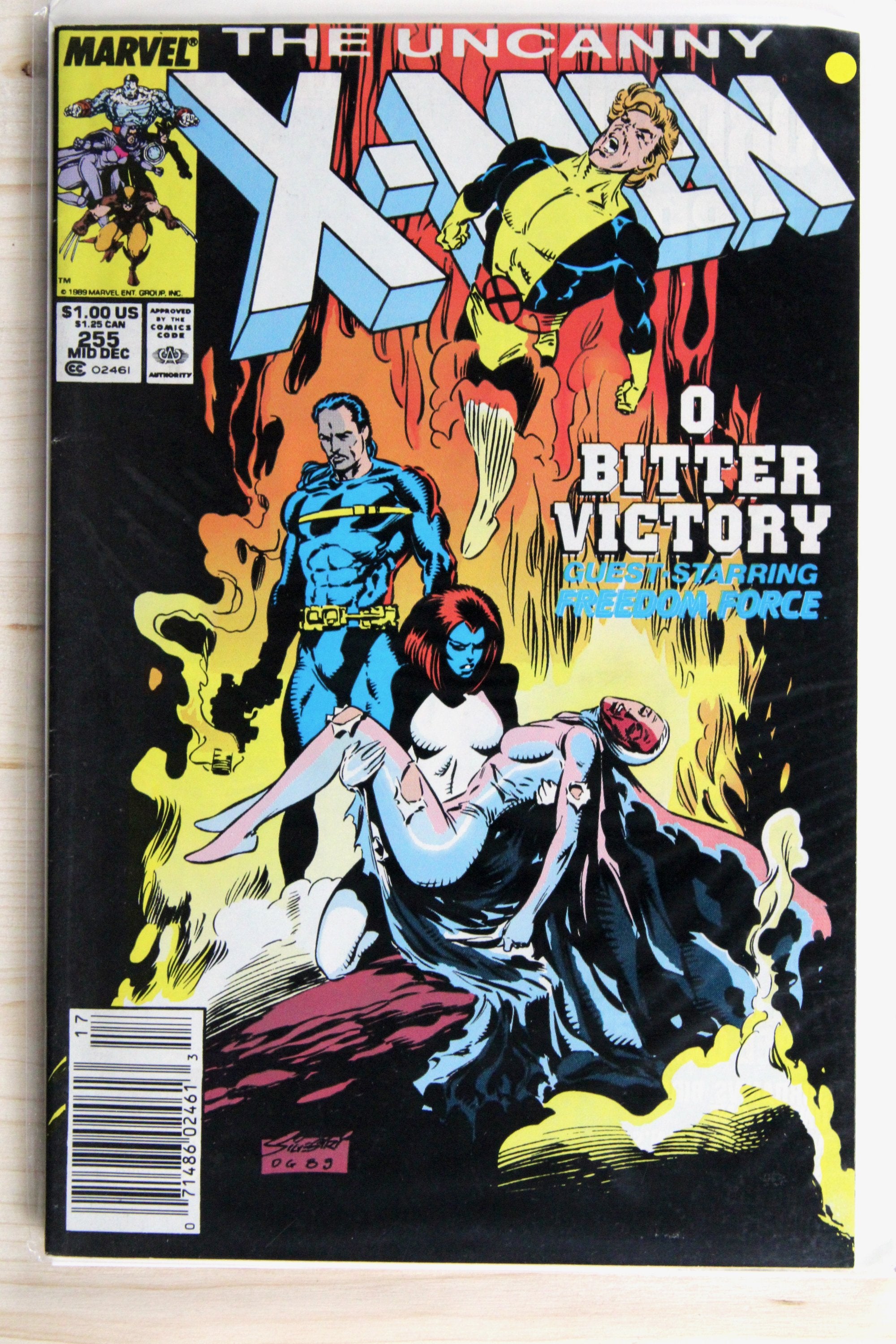 The Uncanny X-Men #255 – Marvel (1989) 8.5 VF+ Chris Claremont story | Marc Silvestri art | Newsstand