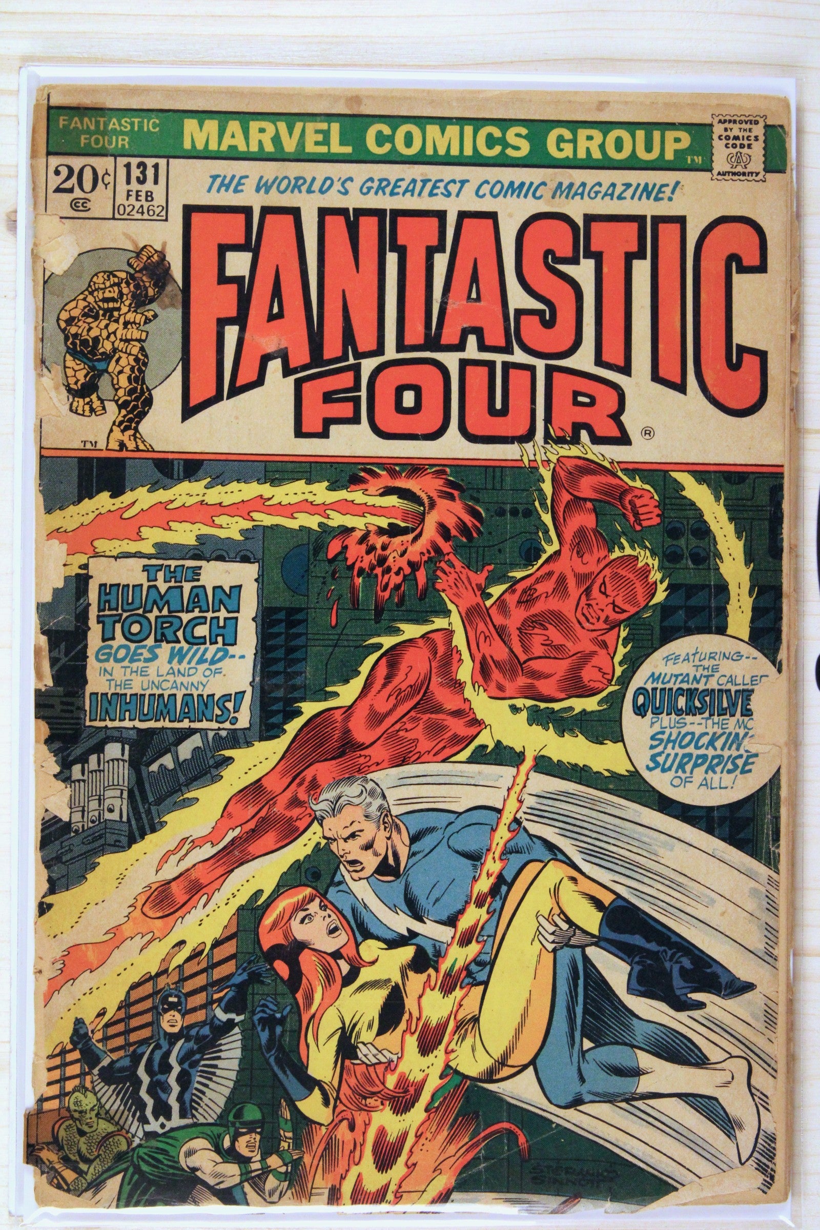 Fantastic Four #131 – Marvel (1973) 2.0 GD Jim Steranko cover | Joe Sinnott