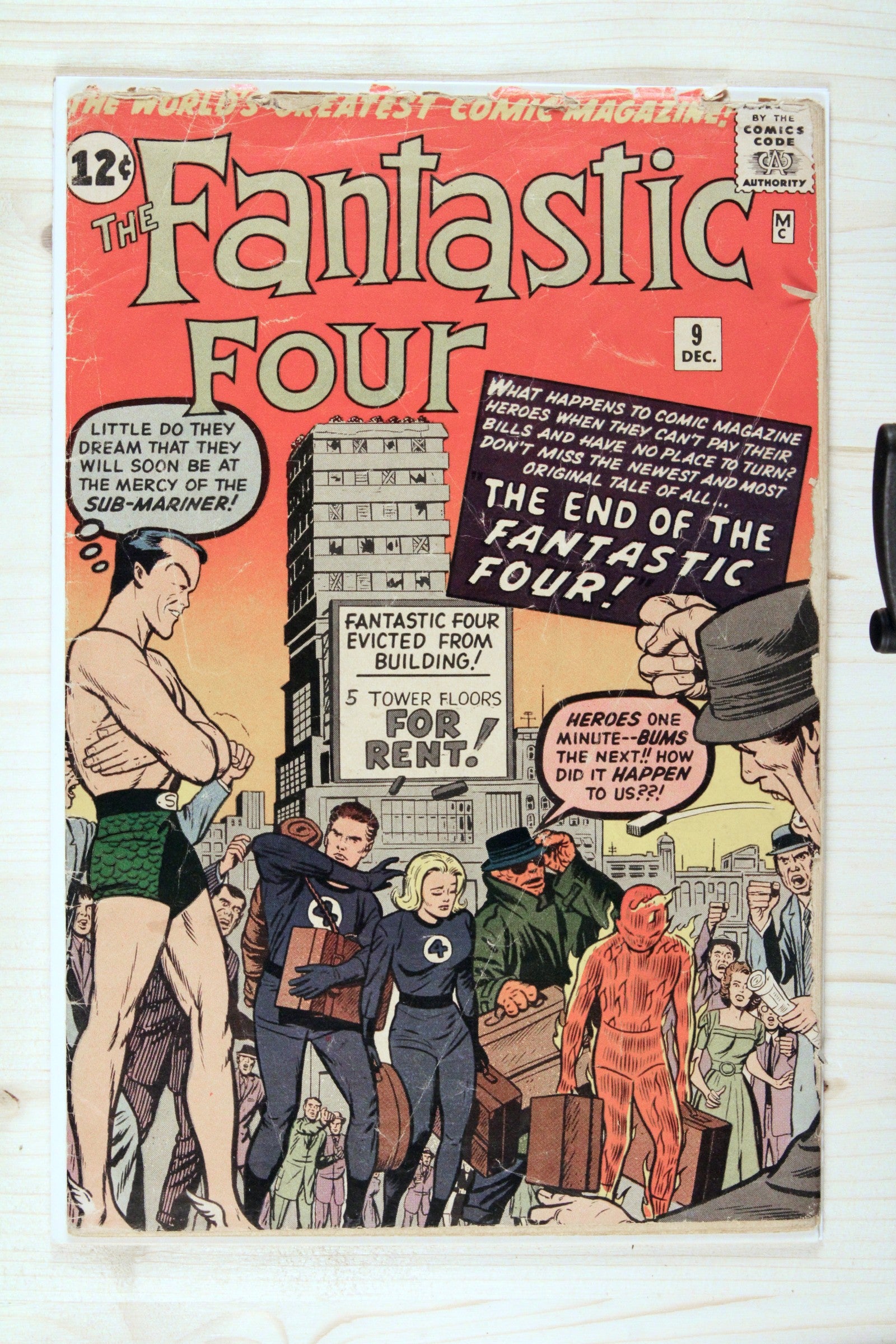 Fantastic Four #9 – Marvel (1962) 2.5 GD+ Jack Kirby art | Stan Lee story