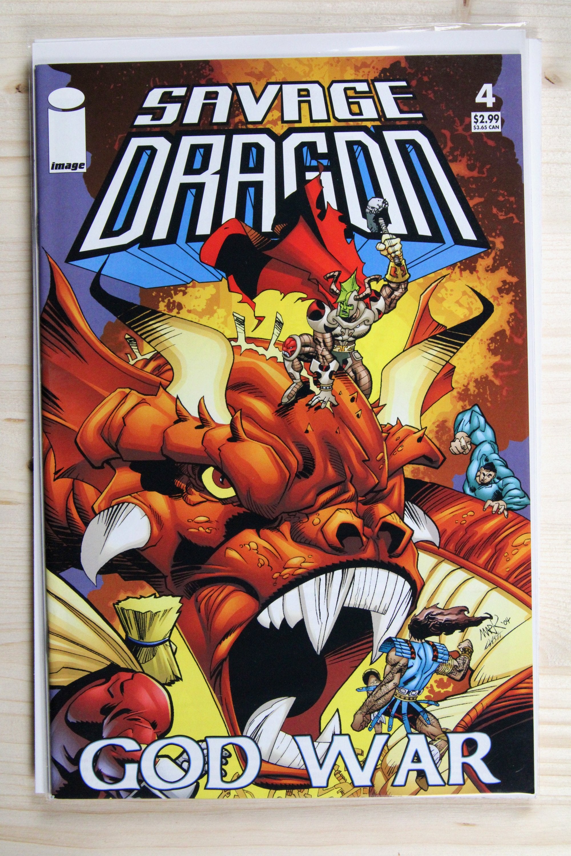 Savage Dragon - God War #1-4 – Image (2004) Full Series NM Average
