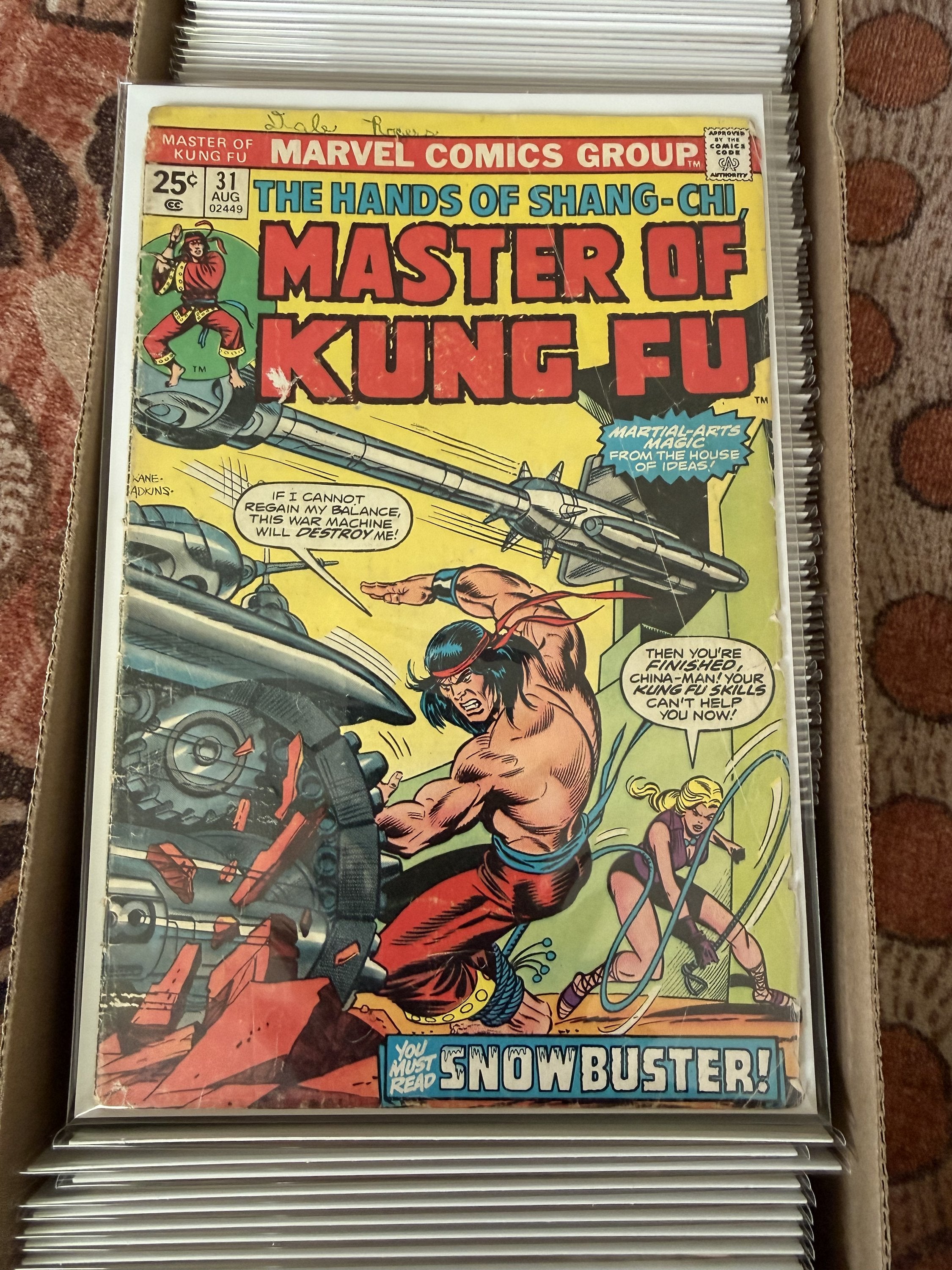 Shang-Chi, Master of Kung Fu #17-125 + King Sized & Annuals – Marvel (1975) (114 Issues)