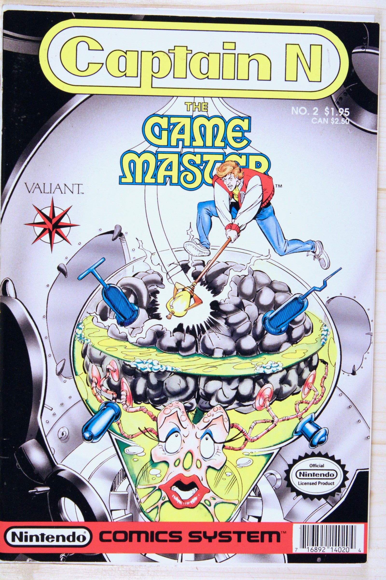 Captain N: The Game Master #2 – Valiant/Acclaim (1990) 8.5 VF+