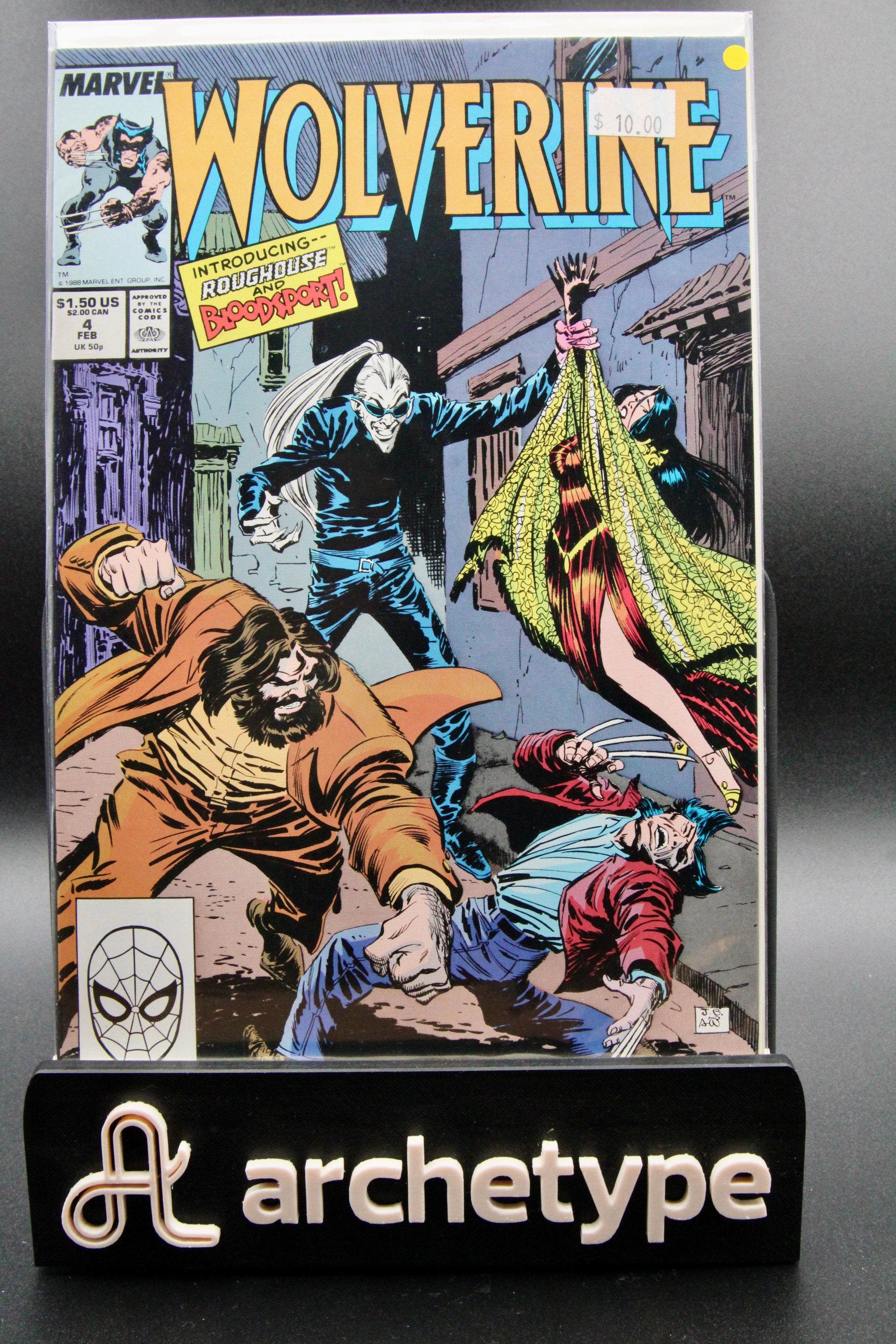 Wolverine #4 – Marvel (1989) Chris Claremont story - 9.4 NM