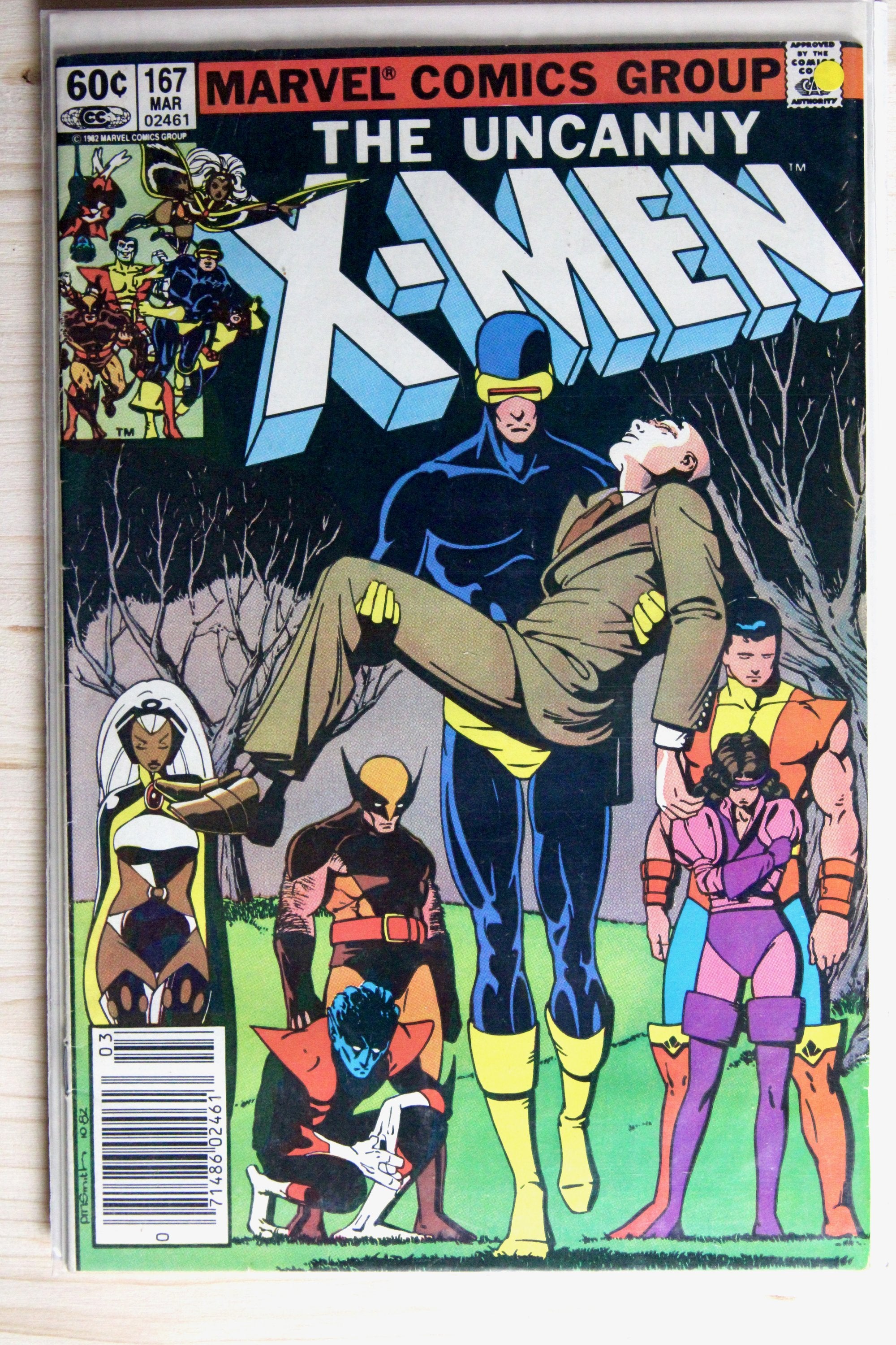 The Uncanny X-Men #167 – Marvel (1983) 7.5 VF- Brood Saga | Chris Claremont story