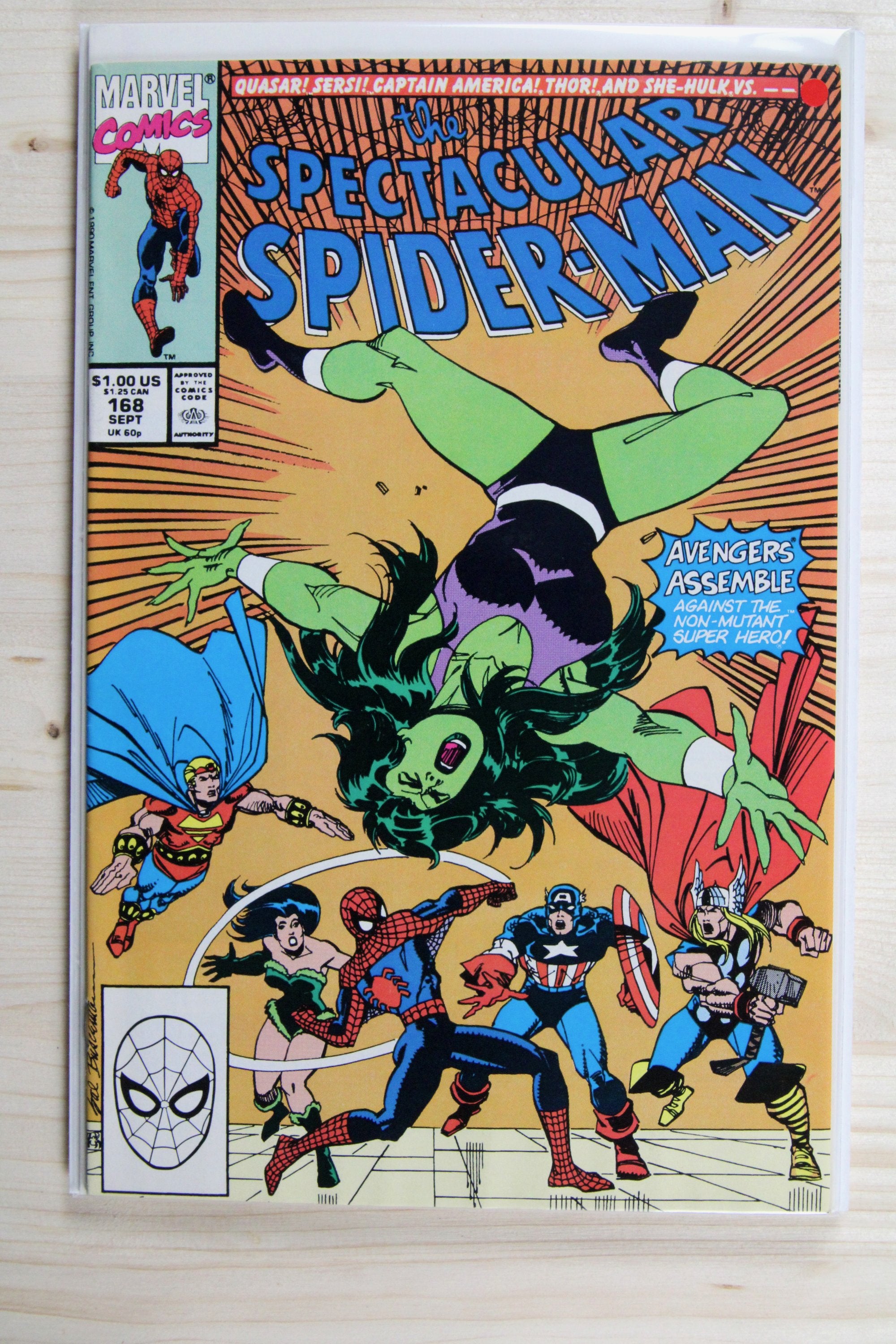 The Spectacular Spider-Man #168 – Marvel (1990) 9.0 VF/NM