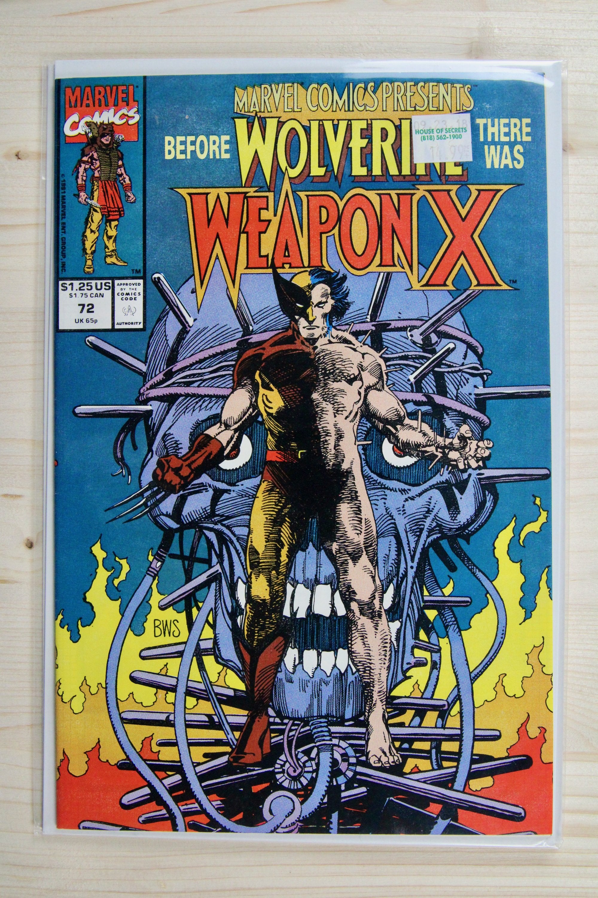 Marvel Comics Presents #72 – Marvel (1991) 9.4 NM Weapon X