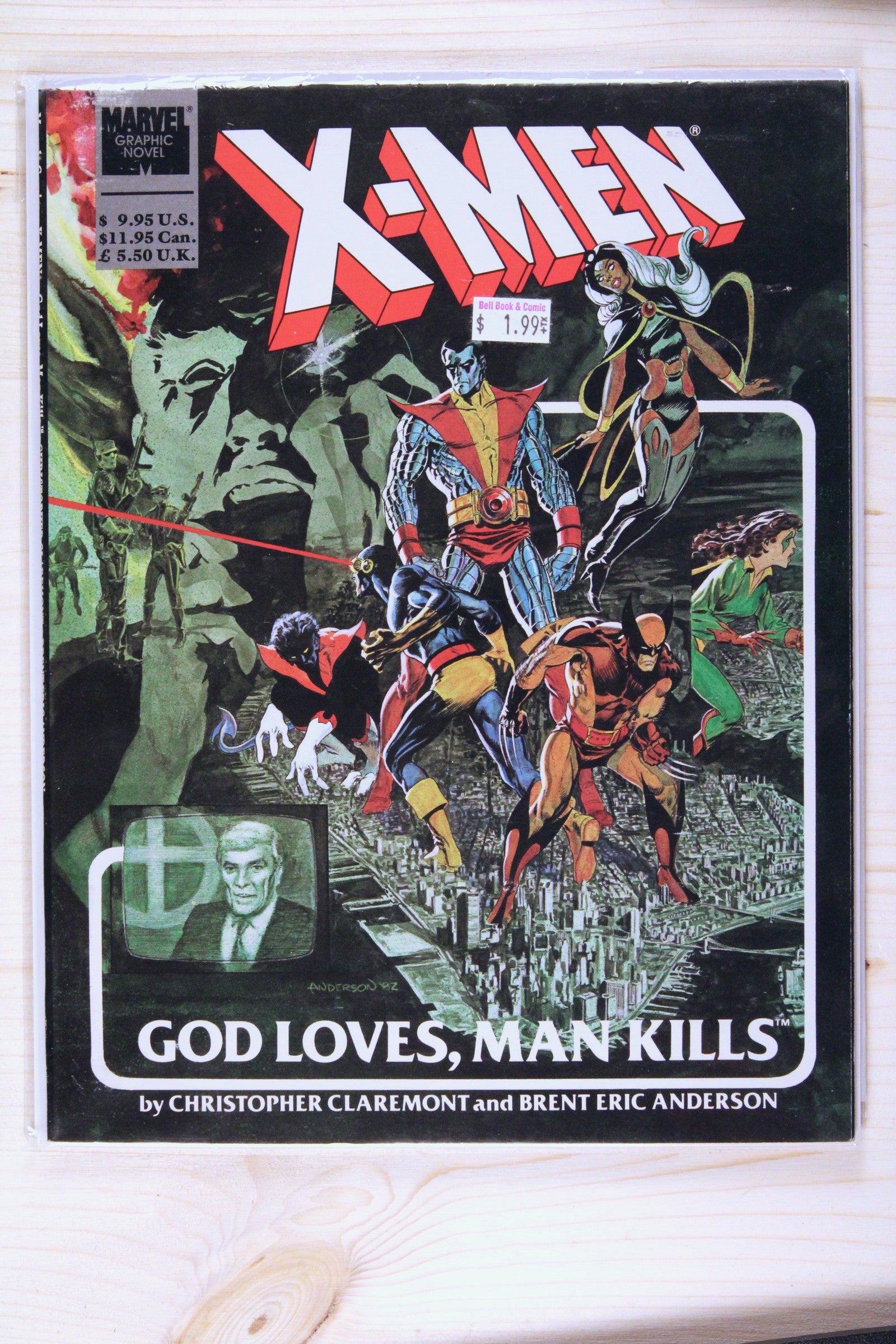 Marvel Graphic Novel #5 – Marvel (1982) 9.2 NM- X-Men: God Loves, Man Kills
