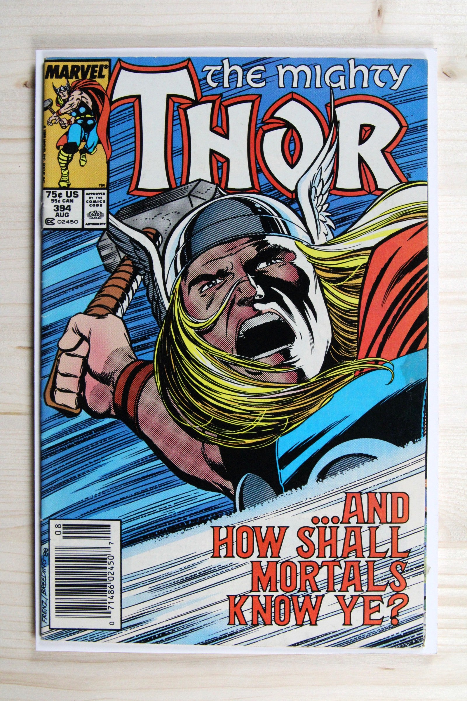 Thor #394 – Marvel (1988) 8.5 VF+