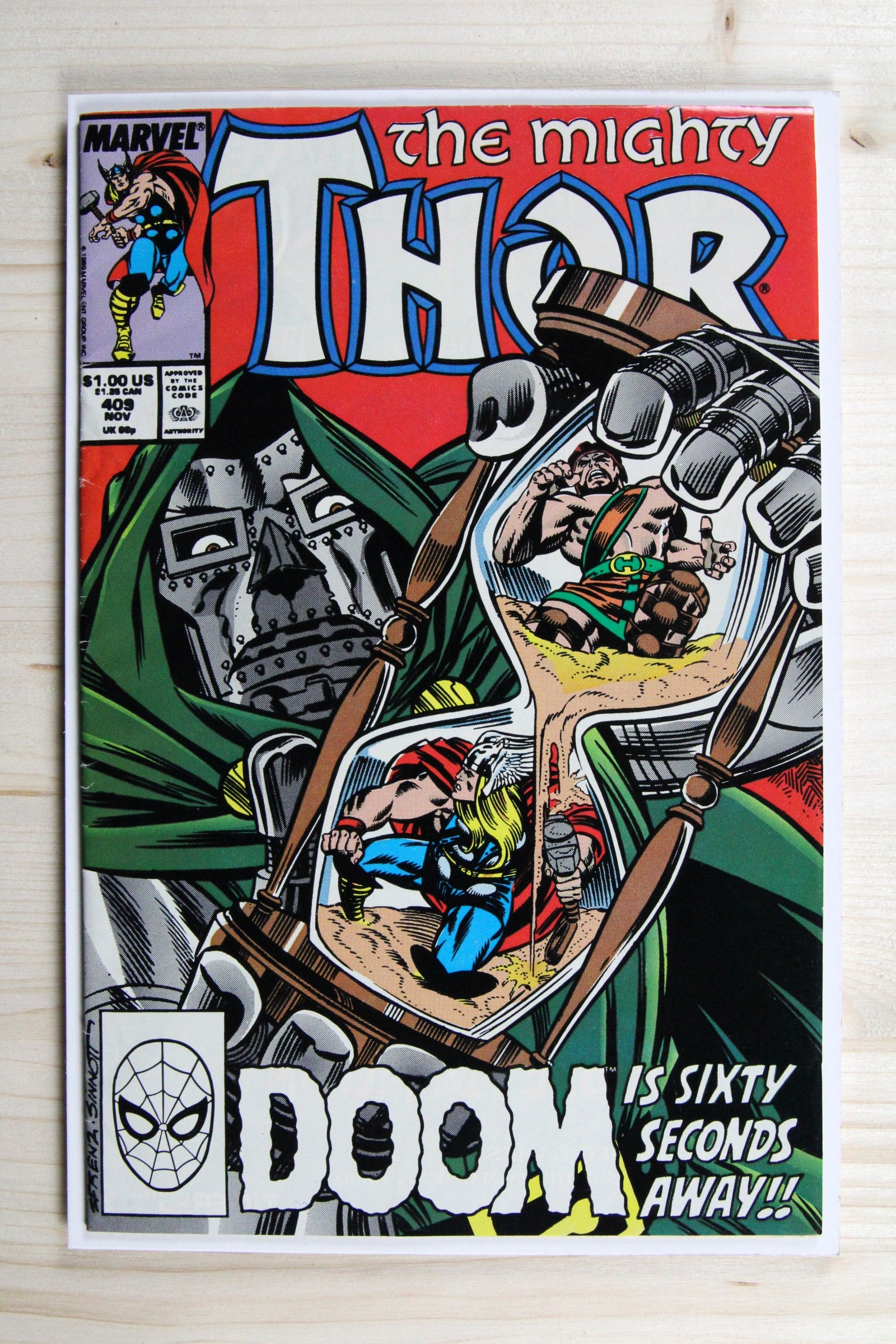 The Mighty Thor #409 – Marvel (1989) 8.0 VF Joe Sinnott
