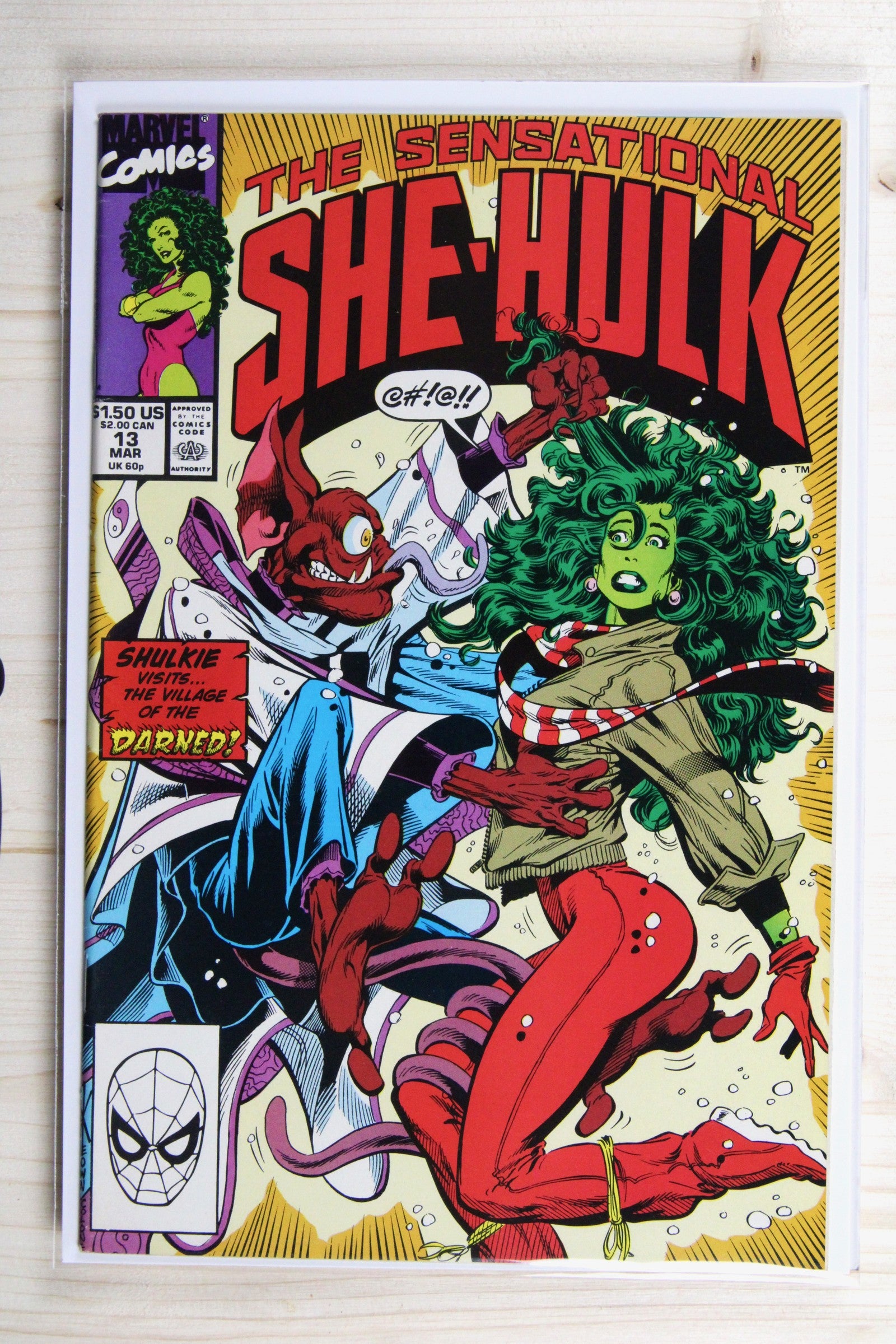The Sensational She-Hulk #13 – Marvel (1990) 9.2 NM-