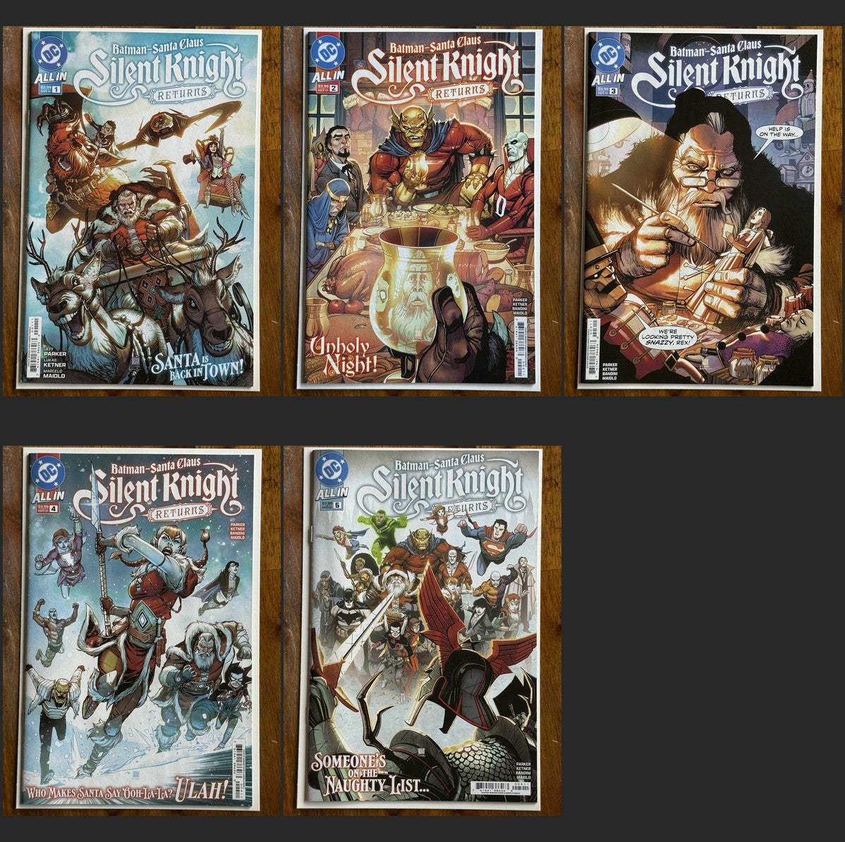 Batman - Santa Claus: Silent Knight Returns #1-5 – DC (2025) Full Run NM+