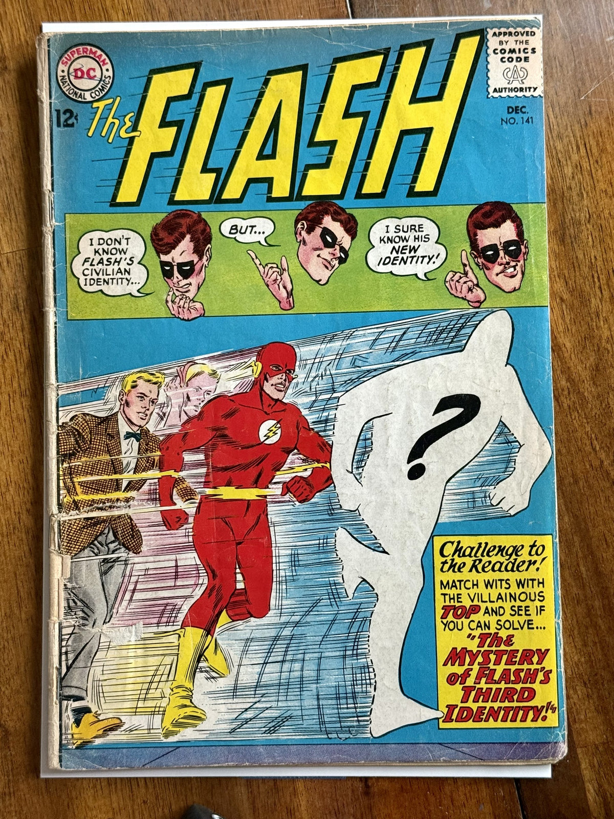 The Flash #141 – DC Comics (1963) 3.5 VG-