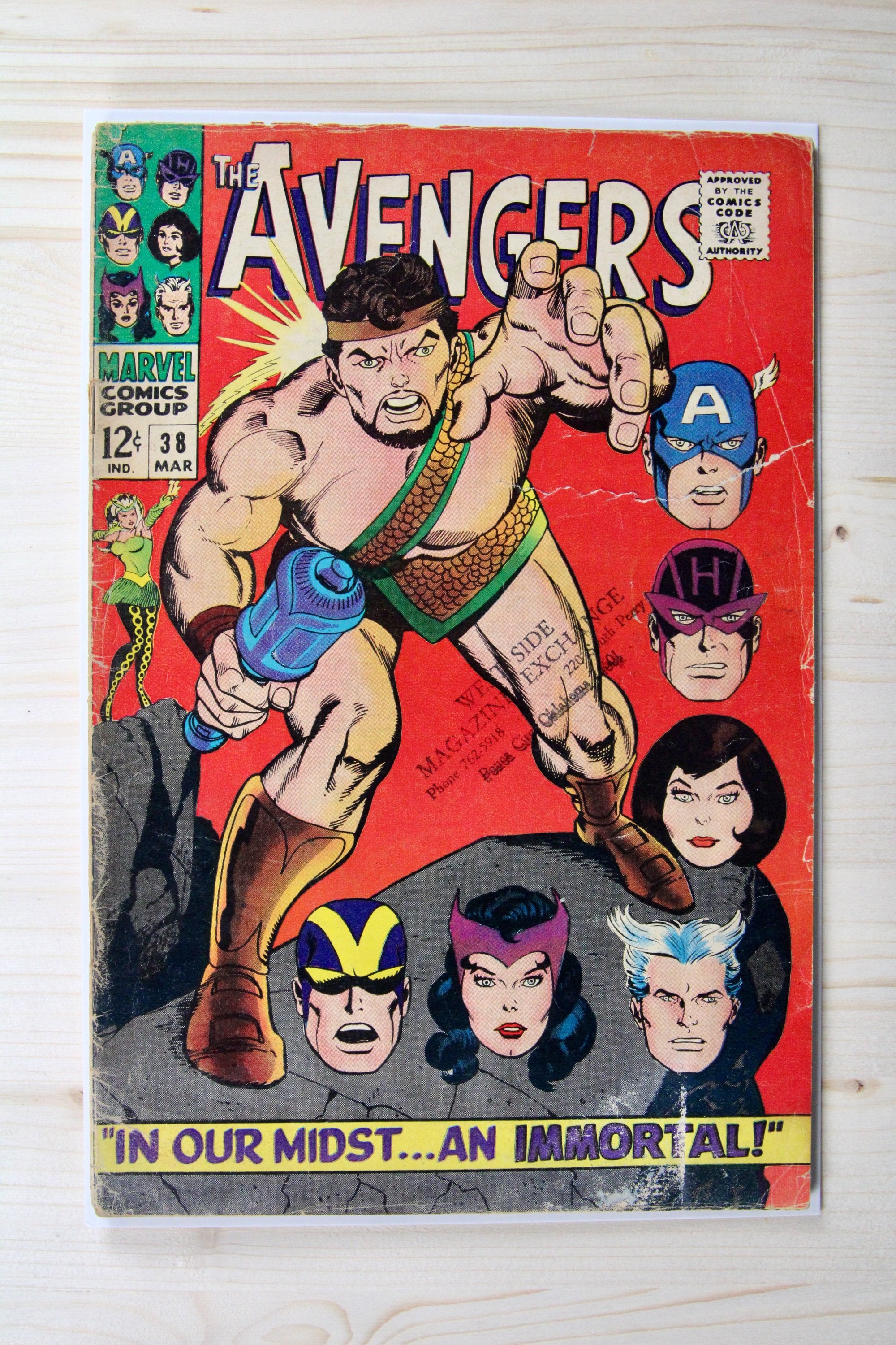 The Avengers #38 – Marvel (1967) 3.0 GD/VG