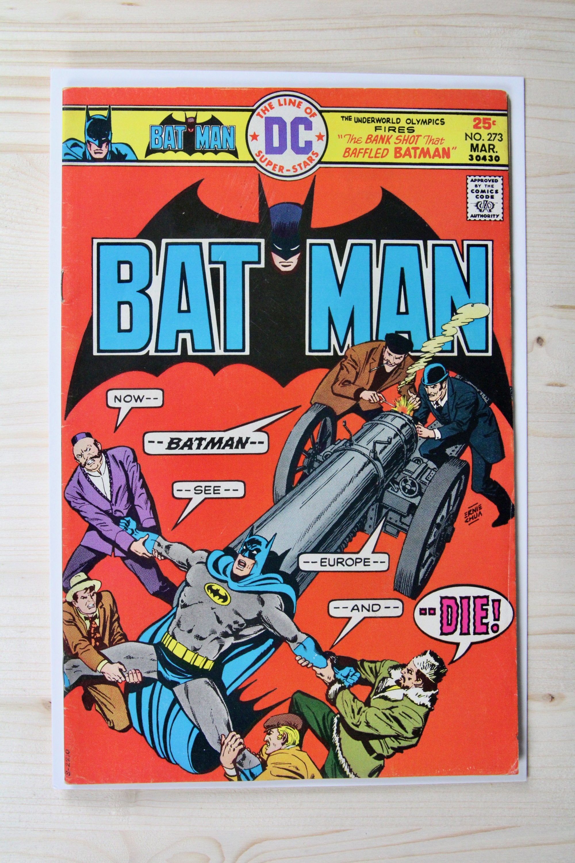 Batman #273 – DC (1976) 7.5 VF- "Batman" Underworld Olympics '76