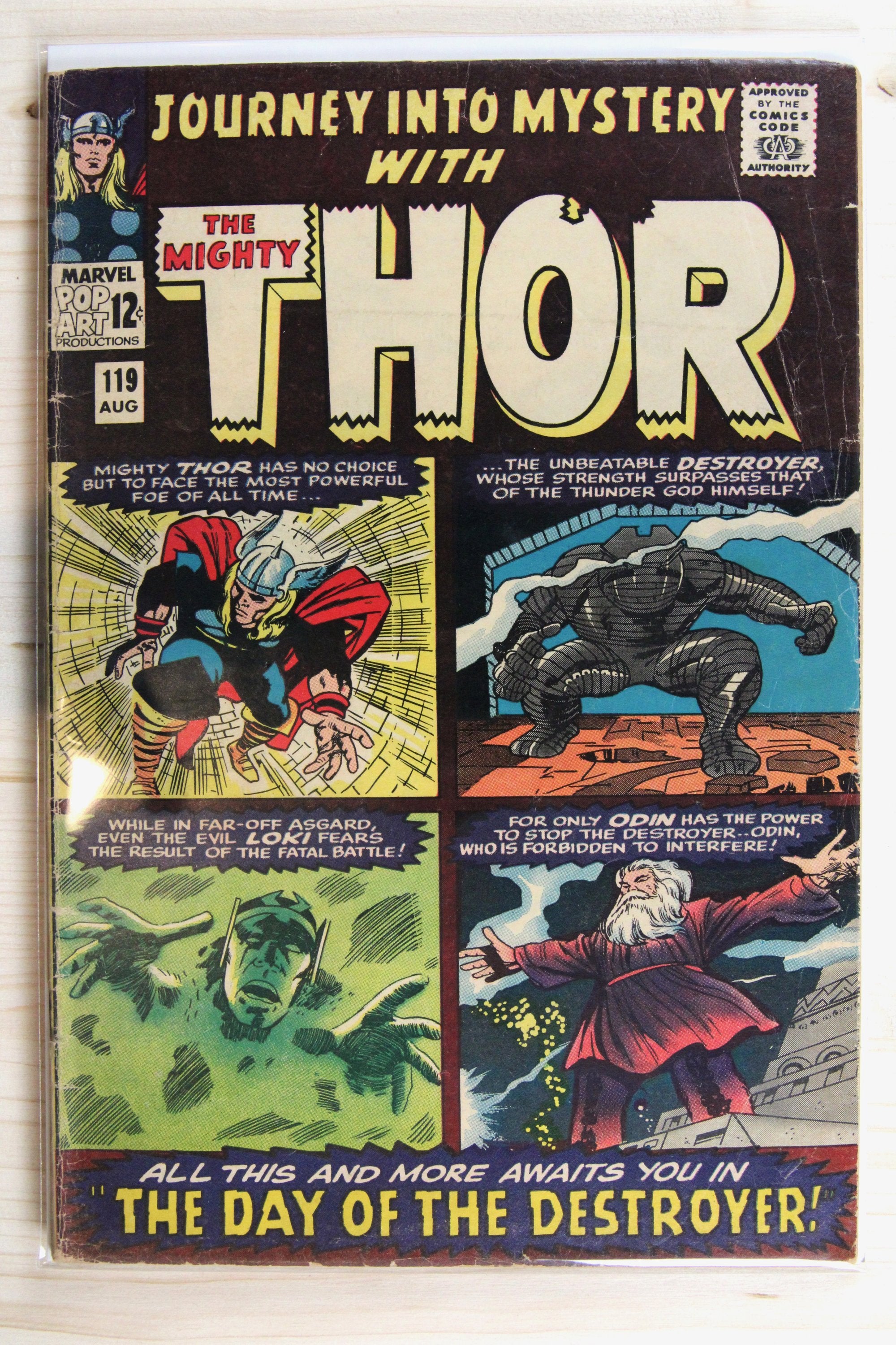 Journey into Mystery #119 – Marvel (1965) 4.5 VG+ Jack Kirby art | Stan Lee story