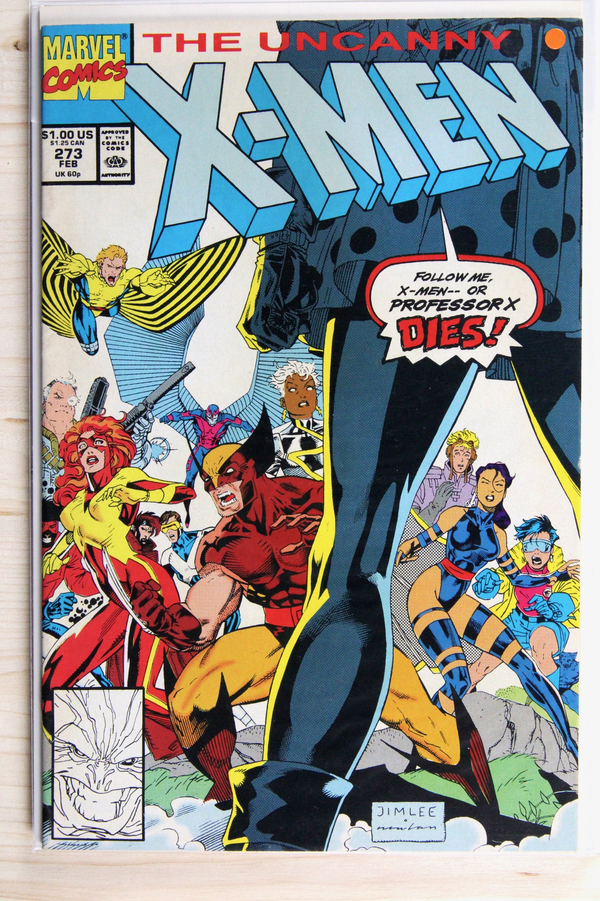 The Uncanny X-Men #273 – Marvel (1991) 9.0 VF/NM Chris Claremont story | Jim Lee art