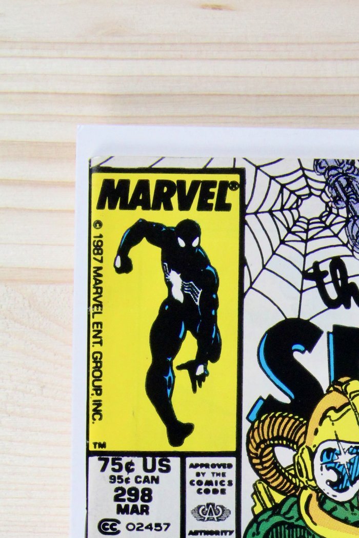 The Amazing Spider-Man #298 – Marvel (1988) "X-Men" Fall of the Mutants | McFarlane art - 7.0 FN/VF Newsstand