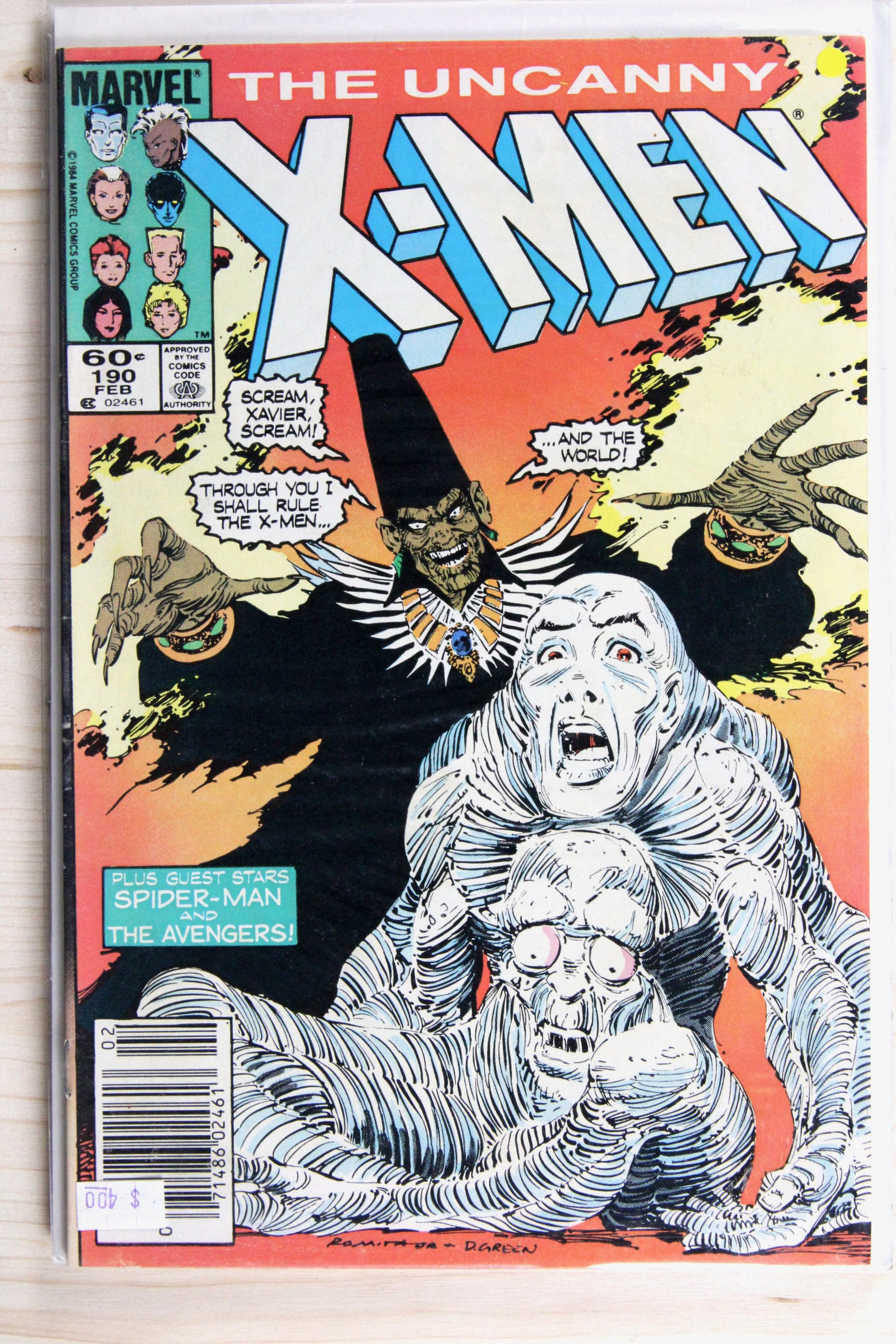 The Uncanny X-Men #190 – Marvel (1985) 7.5 VF- Chris Claremont story | Newsstand