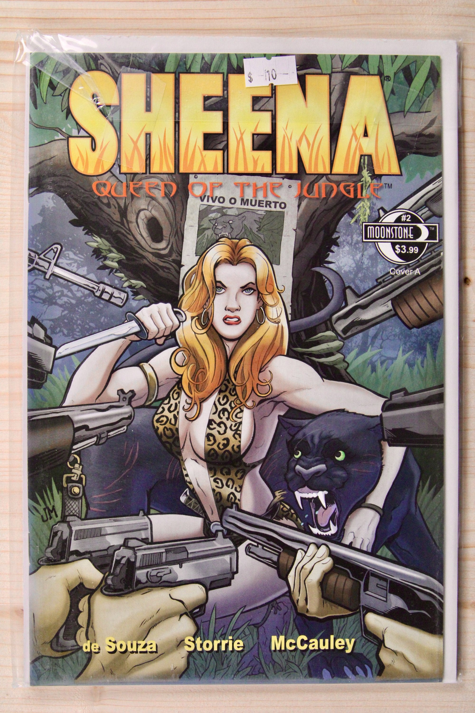 Sheena: Queen of the Jungle #2 – Moonstone (2021) 9.4 NM Cover A