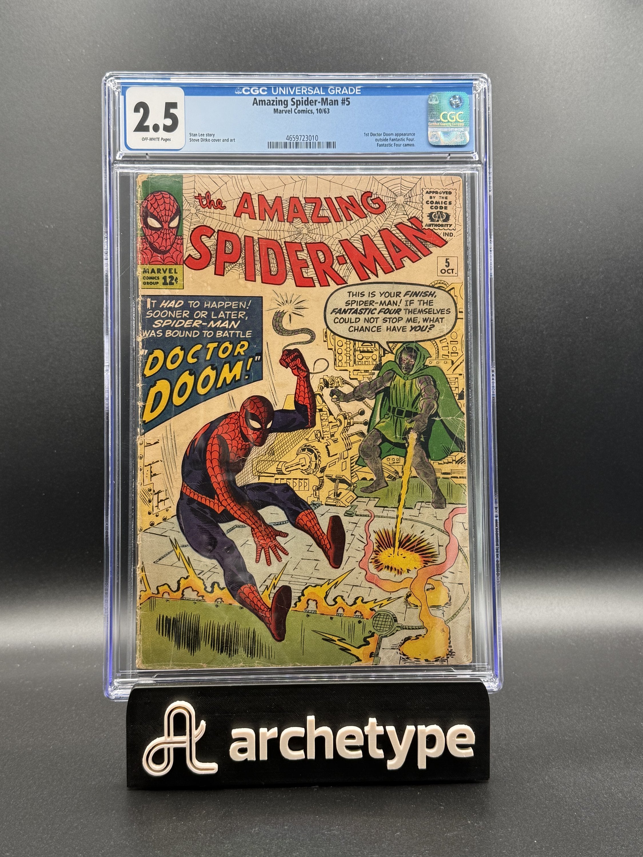 The Amazing Spider-Man #5 – Marvel (1963) CGC 2.5 Off-White Pages