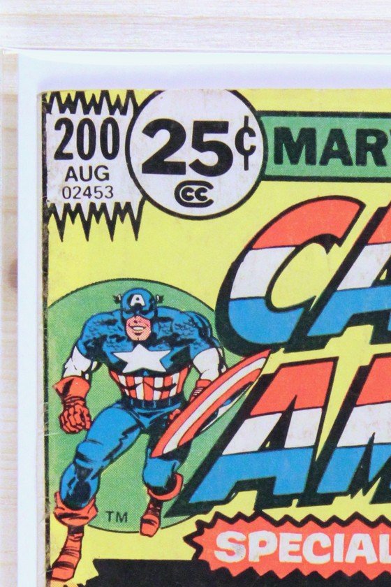 Captain America #200 – Marvel (1976) 6.5 FN+ Madbomb | Jack Kirby story