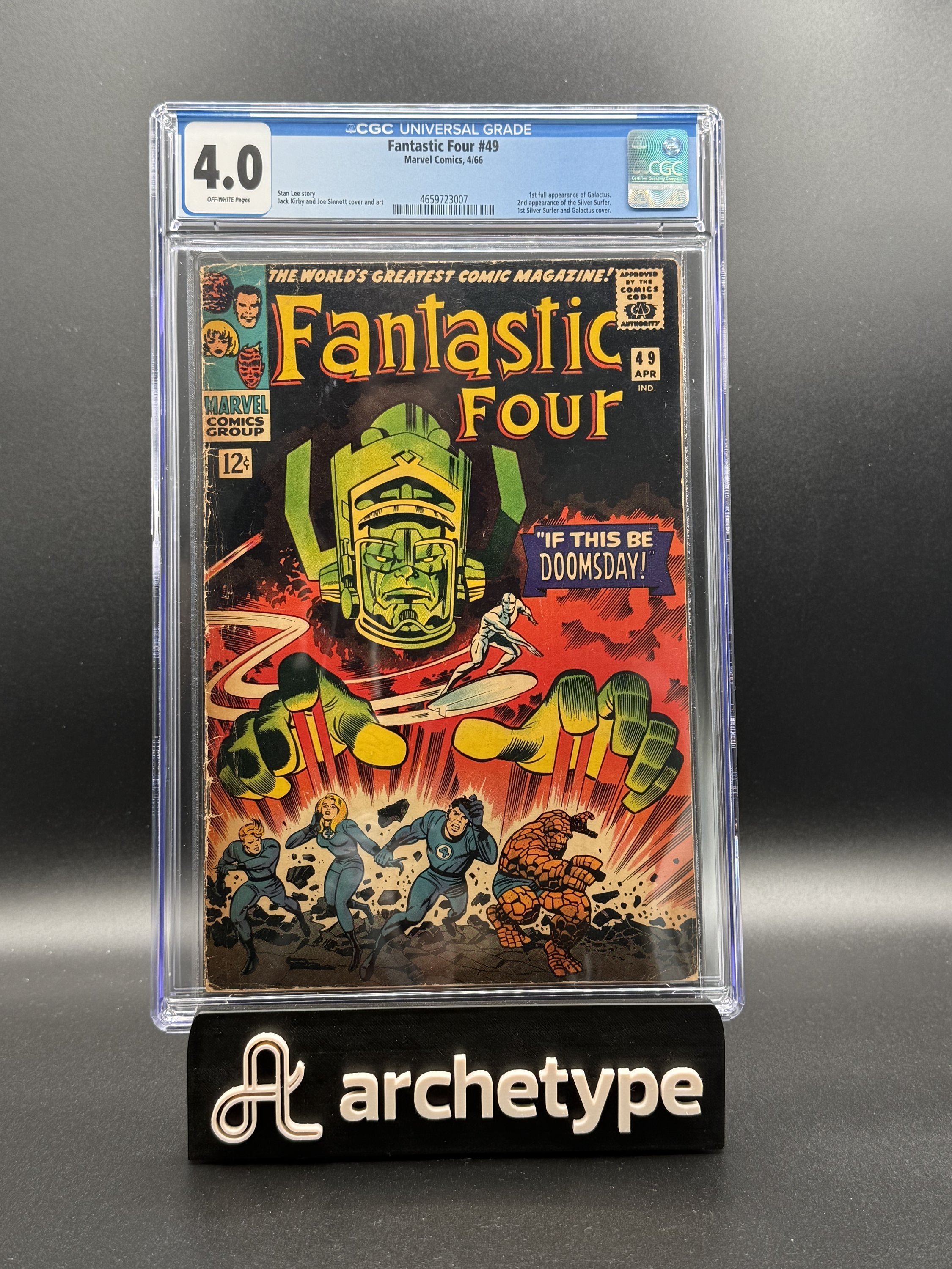 Fantastic Four #49 – Marvel (1966) CGC 4.0 Off-White Pages