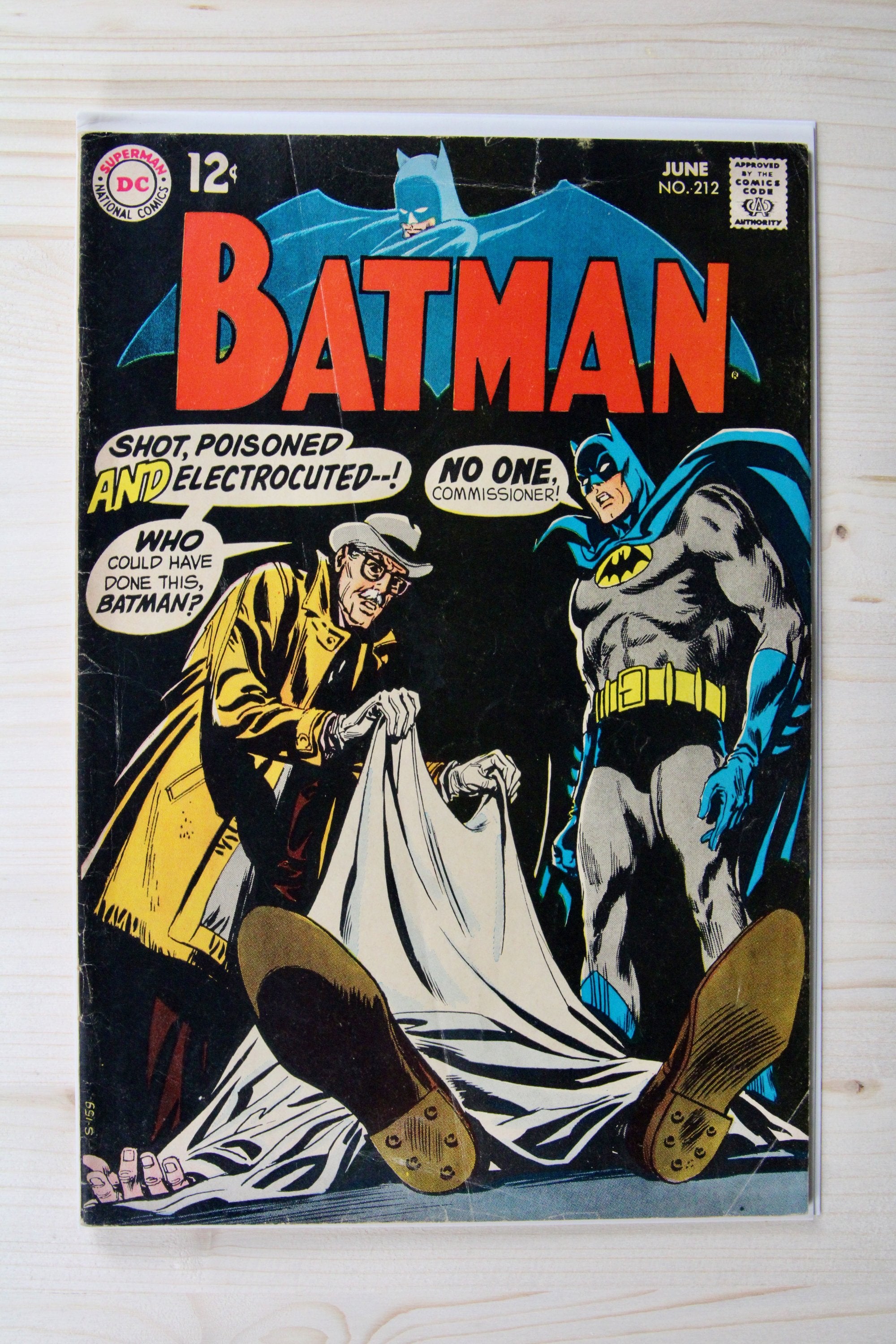 Batman #212 – DC (1969) 4.5 VG+