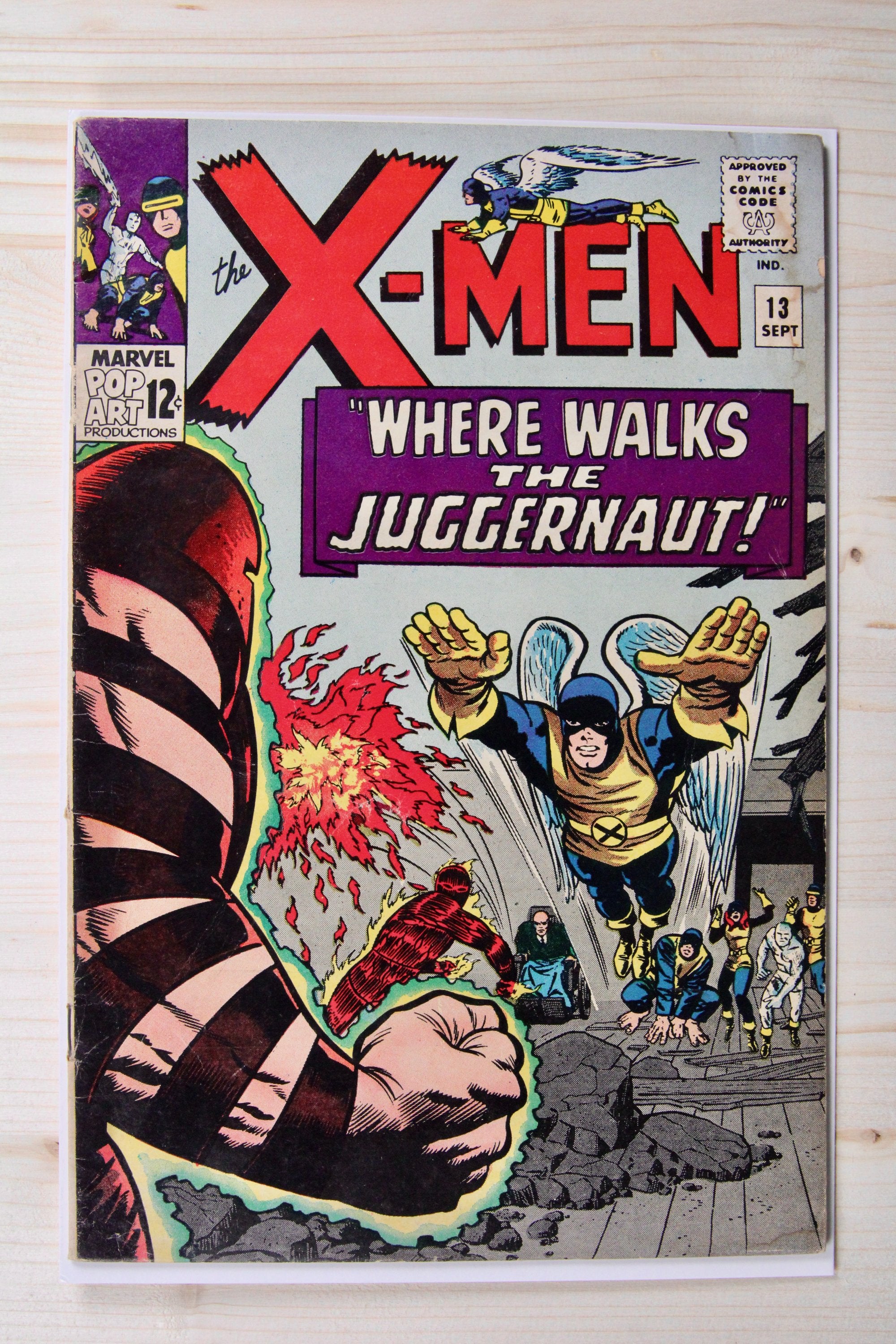 The X-Men #13 – Marvel (1965) 4.5 VG+ Jack Kirby art | Joe Sinnott Juggernaut