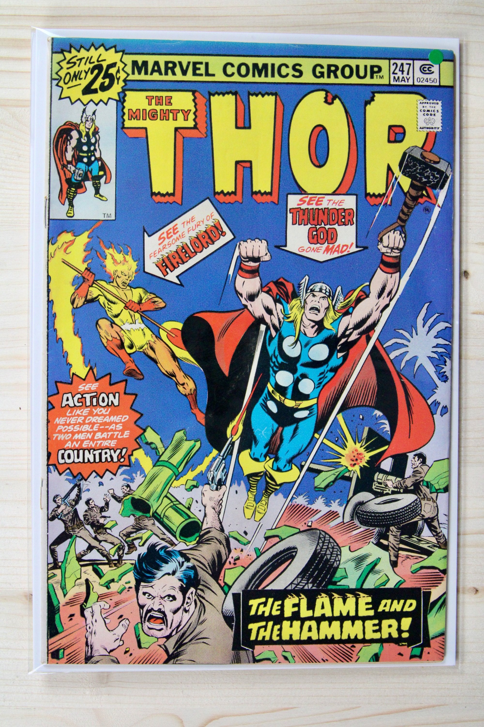 The Mighty Thor #247 – Marvel (1976) 8.5 VF+ "Thor" If Asgard Should Perish