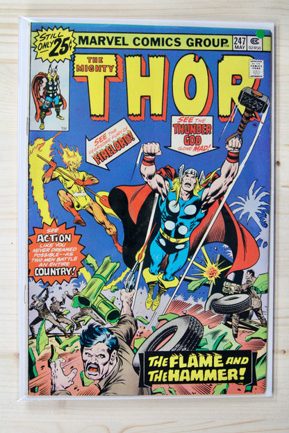 The Mighty Thor #247 – Marvel (1976) 8.5 VF+ "Thor" If Asgard Should Perish