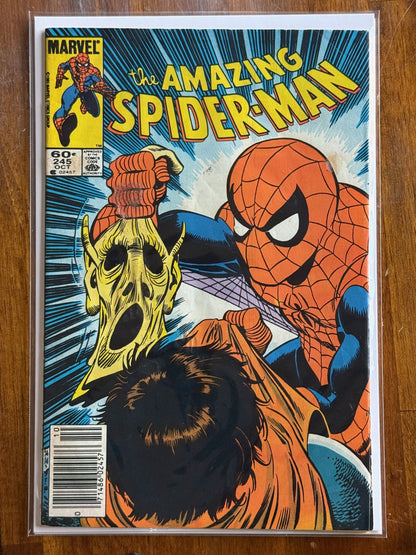 The Amazing Spider-Man #245 Newsstand Edition – Marvel Comics (1983) 6.5 FN+