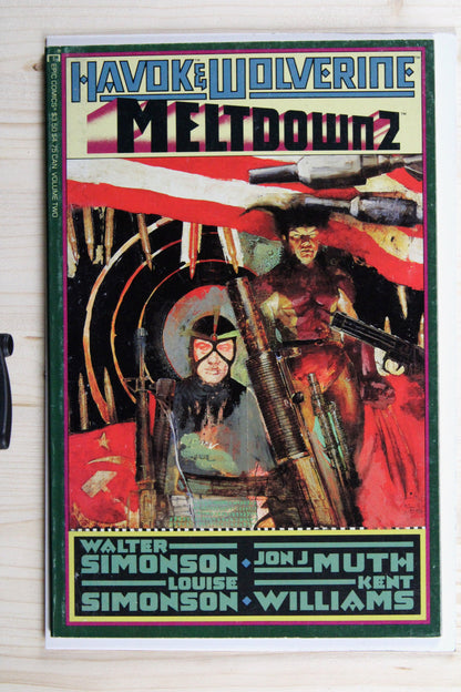Havok & Wolverine: Meltdown #2 – Marvel (1988) 9.2 NM-