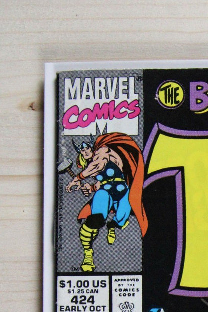 The Mighty Thor #424 – Marvel (1990) 8.5 VF+ Joe Sinnott