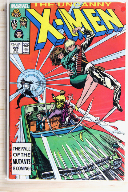 The Uncanny X-Men #224 – Marvel (1987) 9.0 VF/NM Chris Claremont story | Marc Silvestri art