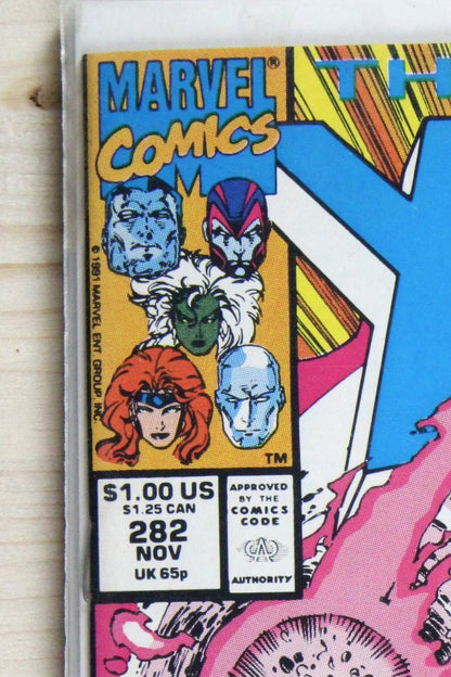 The Uncanny X-Men #282 – Marvel (1991) 9.0 VF/NM John Byrne story | Whilce Portacio story