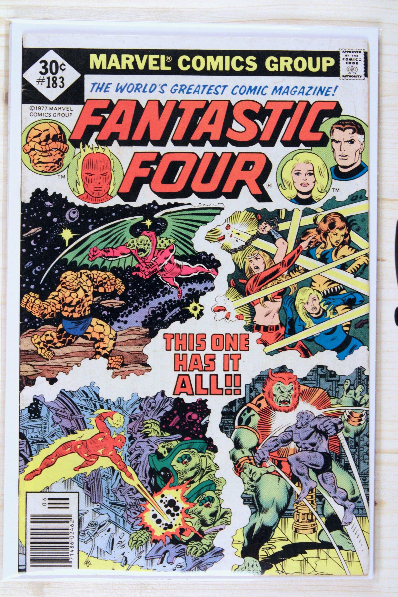 Fantastic Four #183 – Marvel (1977) 6.0 FN Joe Sinnott | Newsstand Edition